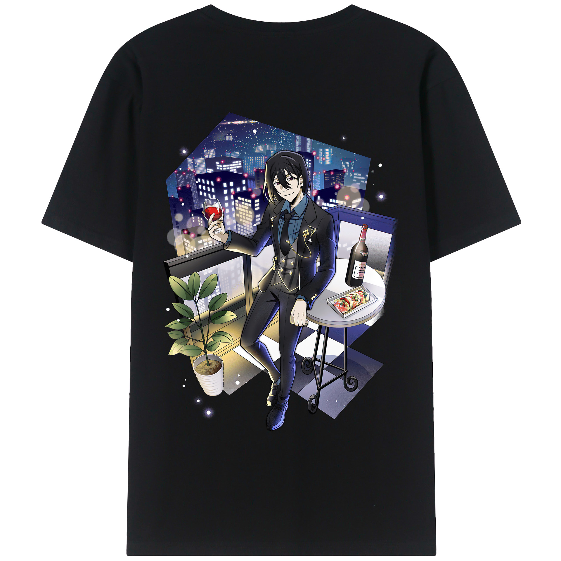 （画像用） 文豪ストレイドッグス Bungo Stray Dogs レディース半袖Tシャツ(バックプリント)