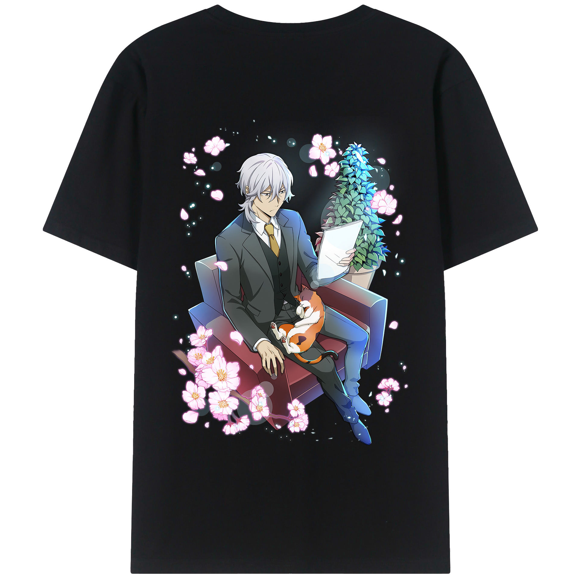 （画像用） 文豪ストレイドッグス Bungo Stray Dogs レディース半袖Tシャツ(バックプリント)
