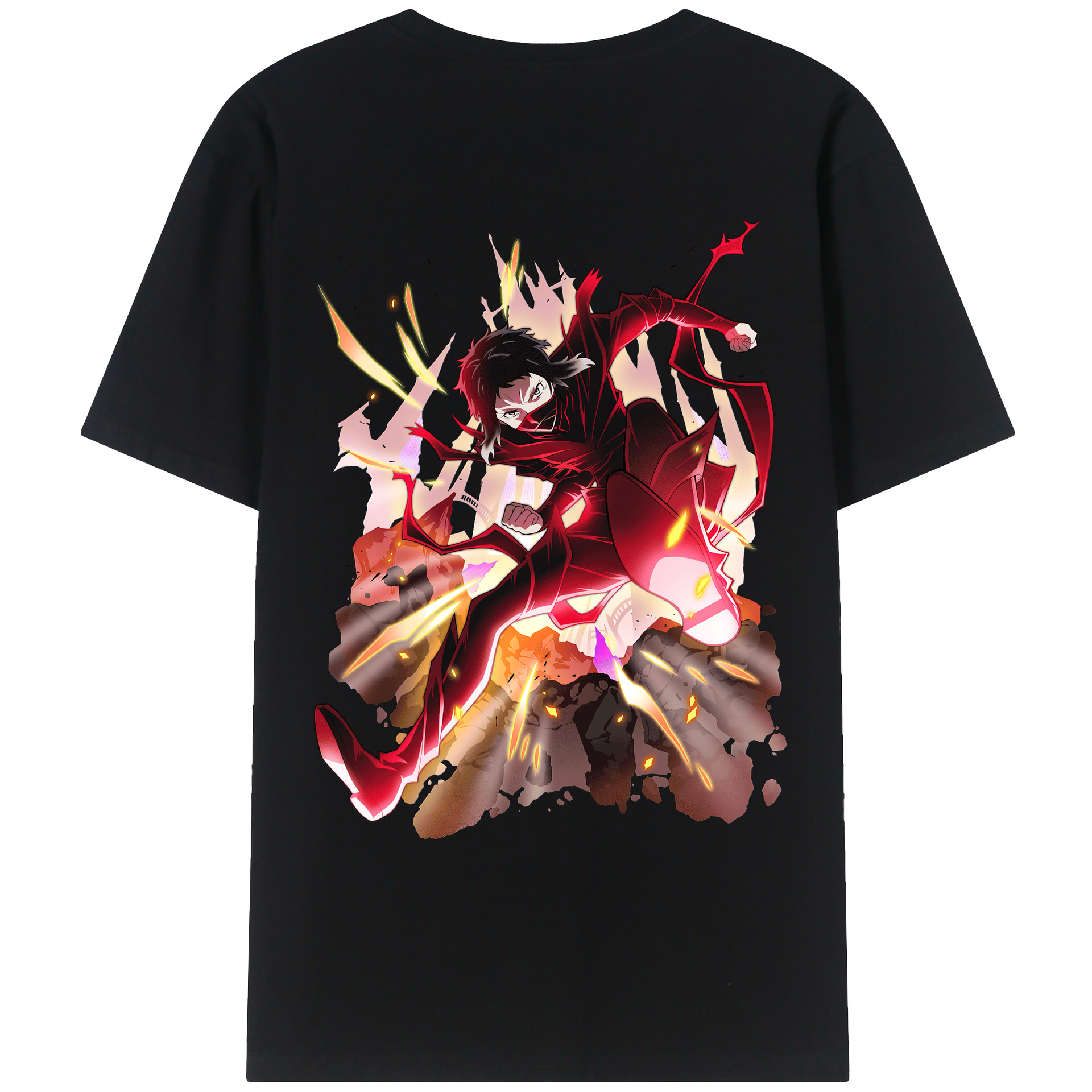 （画像用） 文豪ストレイドッグス Bungo Stray Dogs レディース半袖Tシャツ(バックプリント)
