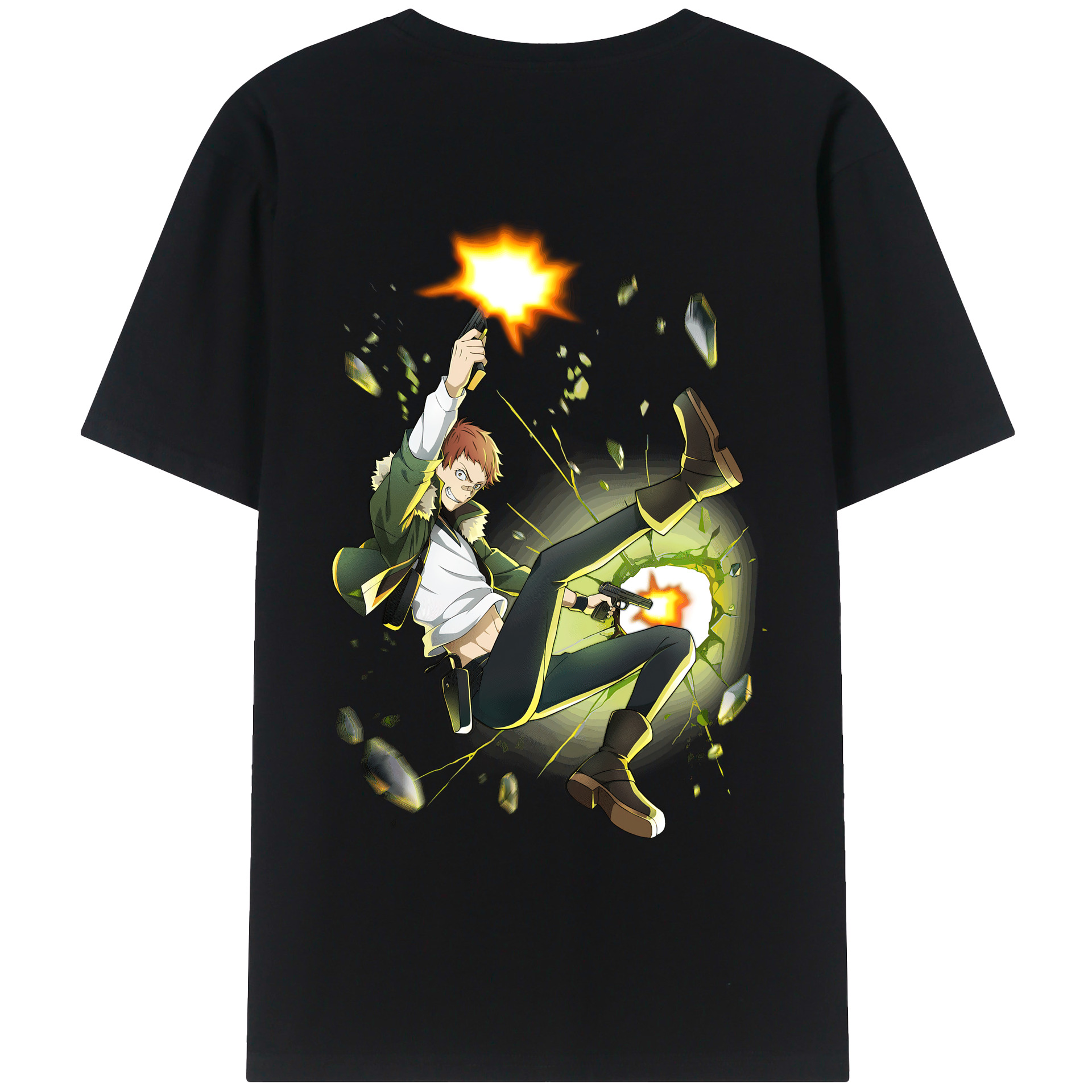 （画像用） 文豪ストレイドッグス Bungo Stray Dogs レディース半袖Tシャツ(バックプリント)
