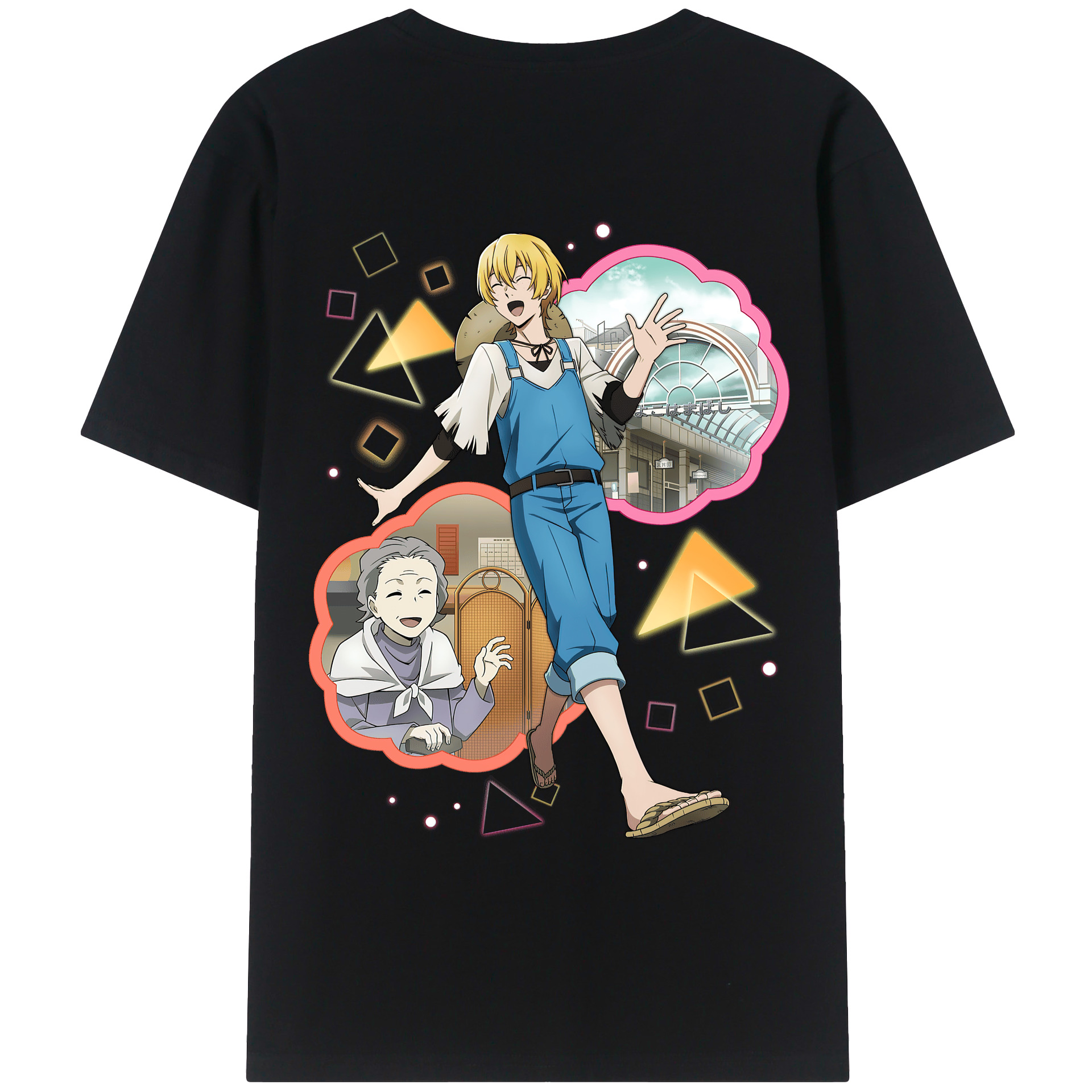 （画像用） 文豪ストレイドッグス Bungo Stray Dogs レディース半袖Tシャツ(バックプリント)