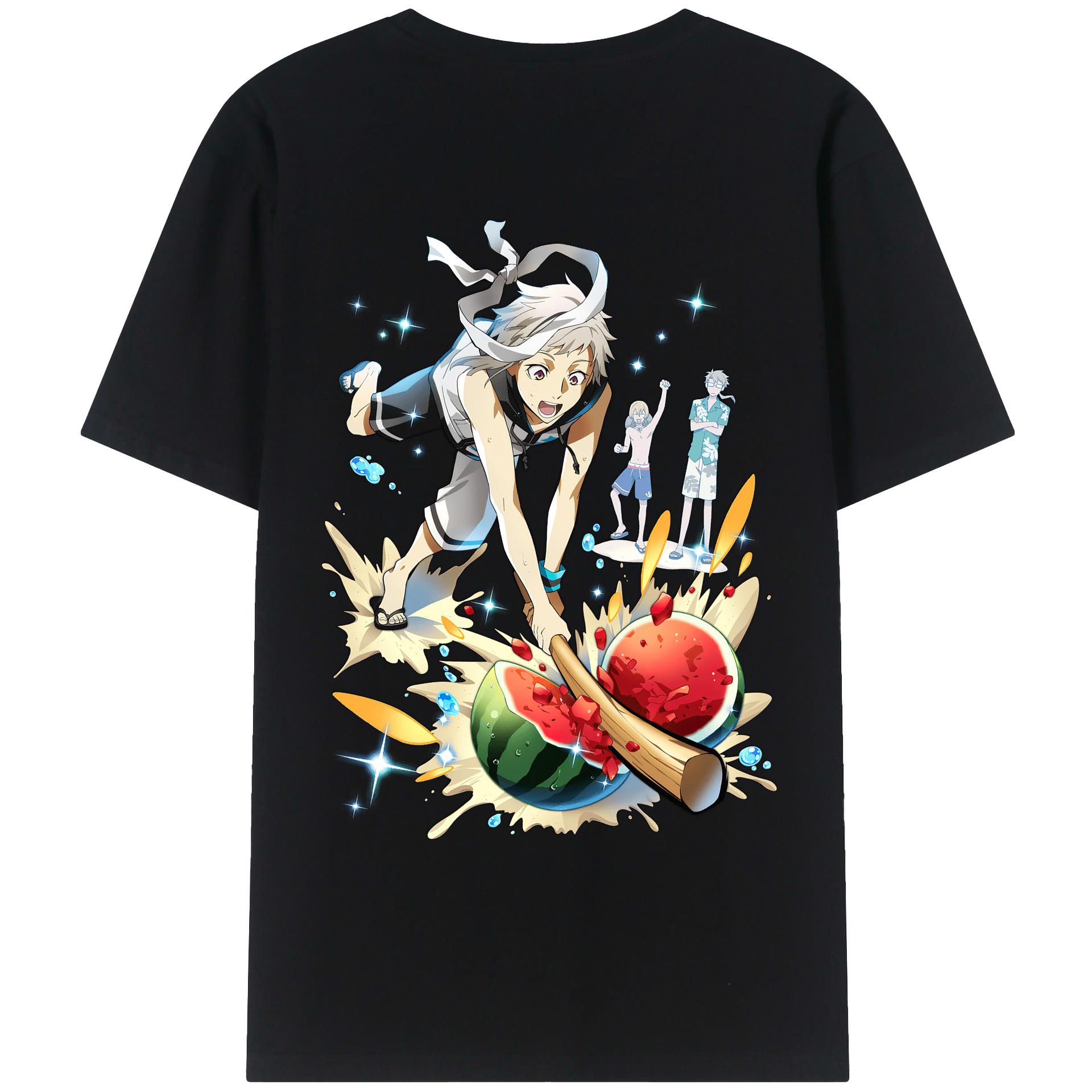 （画像用） 文豪ストレイドッグス Bungo Stray Dogs レディース半袖Tシャツ(バックプリント)