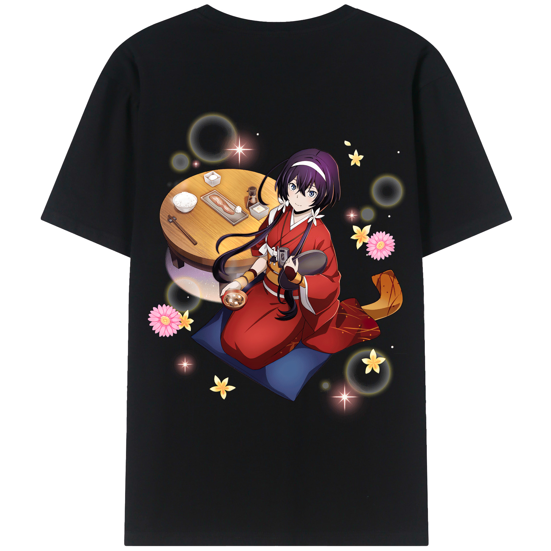（画像用） 文豪ストレイドッグス Bungo Stray Dogs レディース半袖Tシャツ(バックプリント)