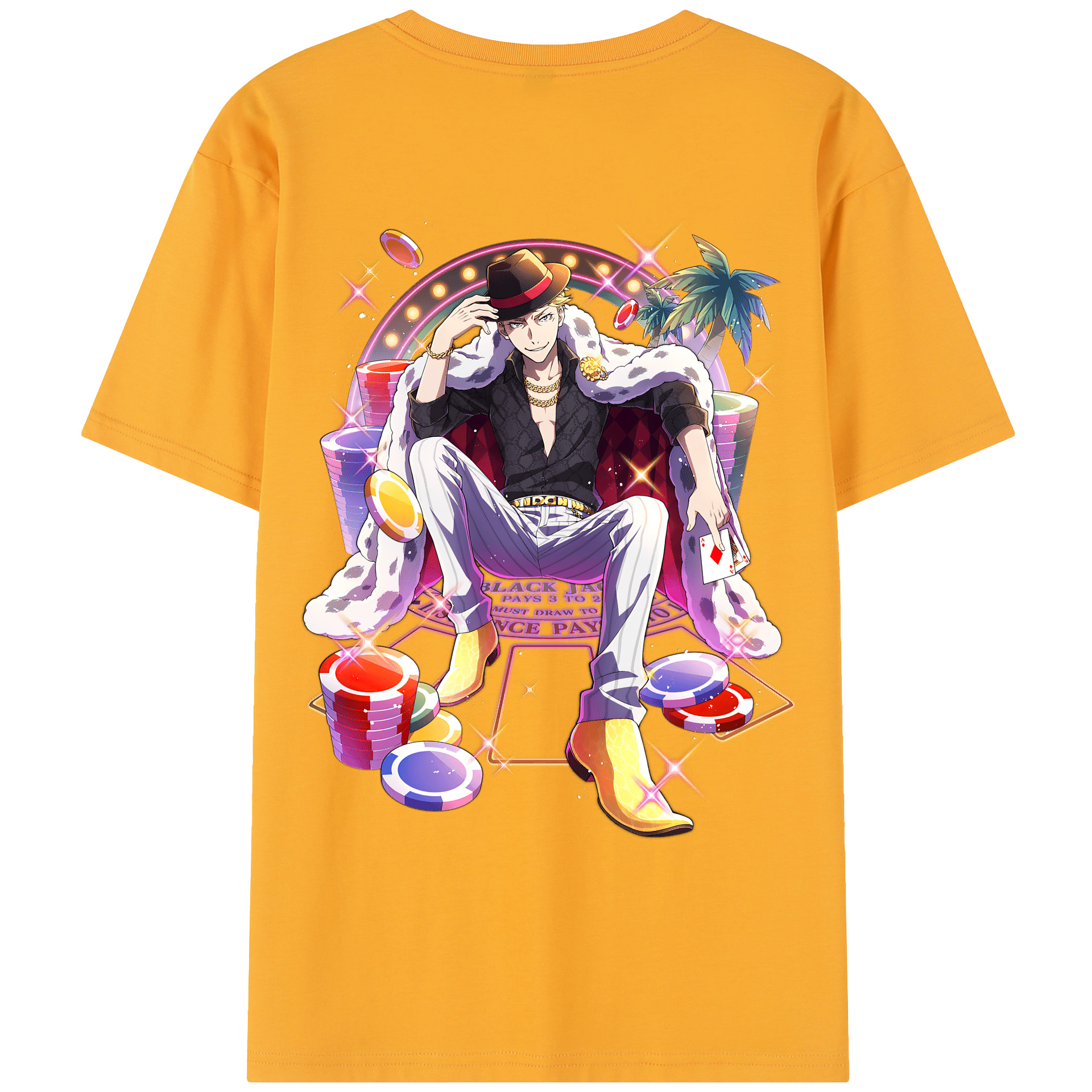 （画像用） 文豪ストレイドッグス Bungo Stray Dogs レディース半袖Tシャツ(バックプリント)