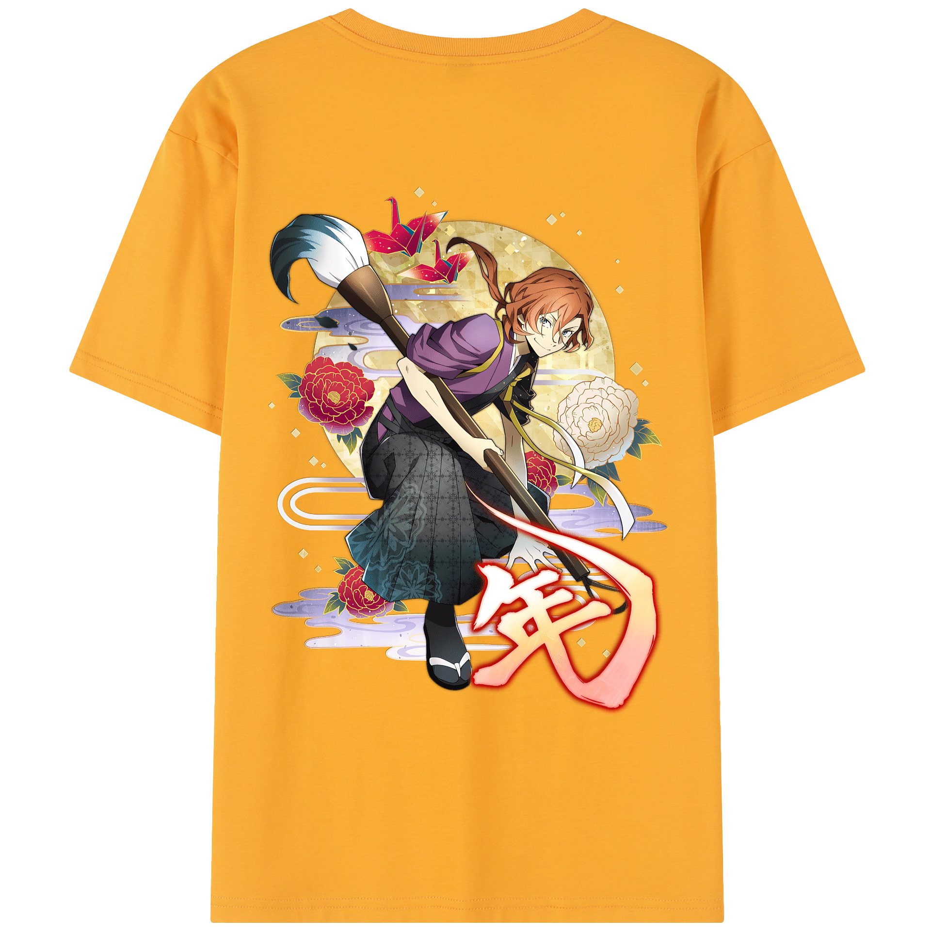 （画像用） 文豪ストレイドッグス Bungo Stray Dogs レディース半袖Tシャツ(バックプリント)