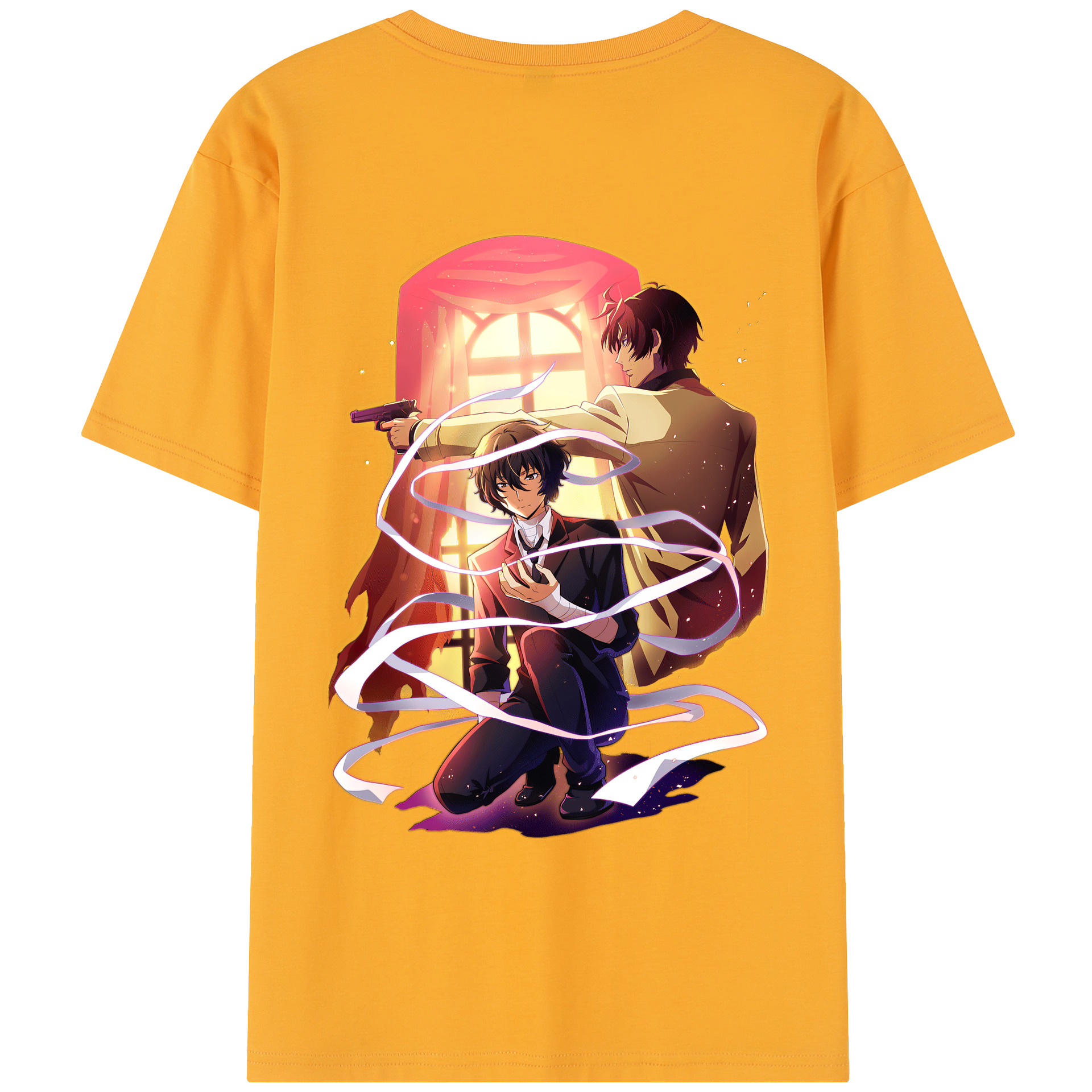 （画像用） 文豪ストレイドッグス Bungo Stray Dogs レディース半袖Tシャツ(バックプリント)