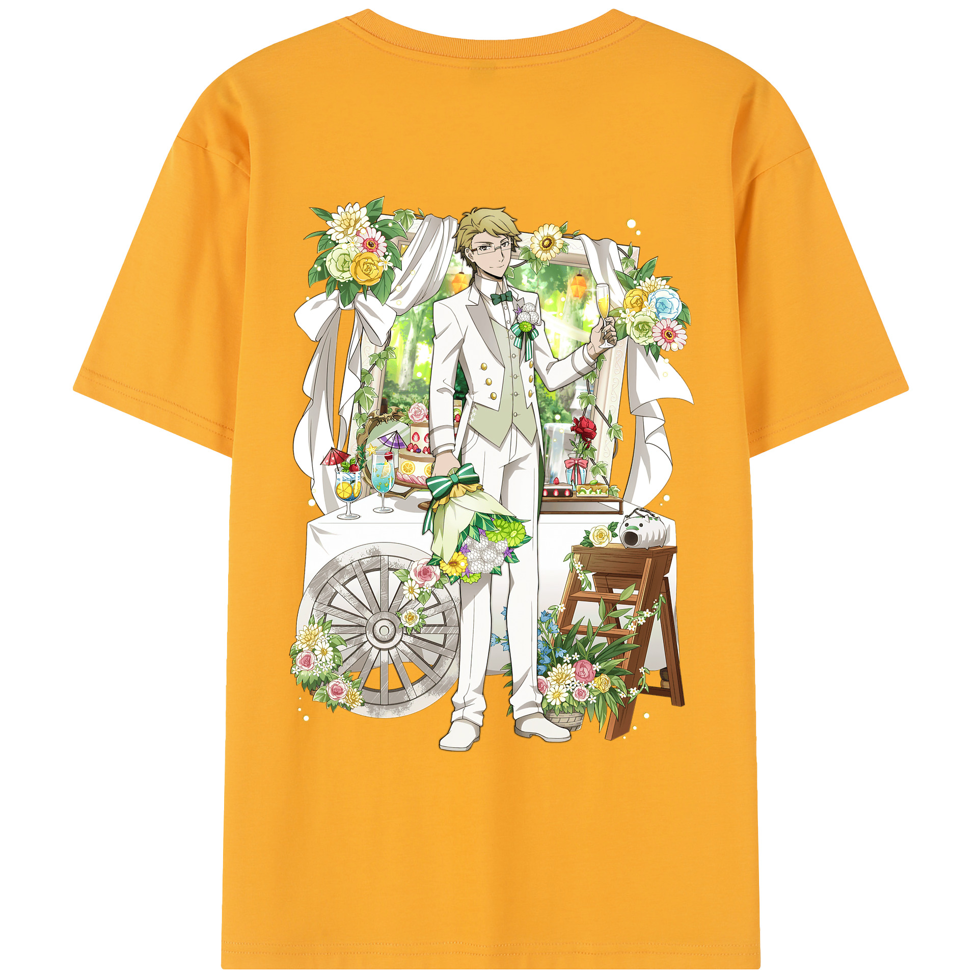 （画像用） 文豪ストレイドッグス Bungo Stray Dogs レディース半袖Tシャツ(バックプリント)