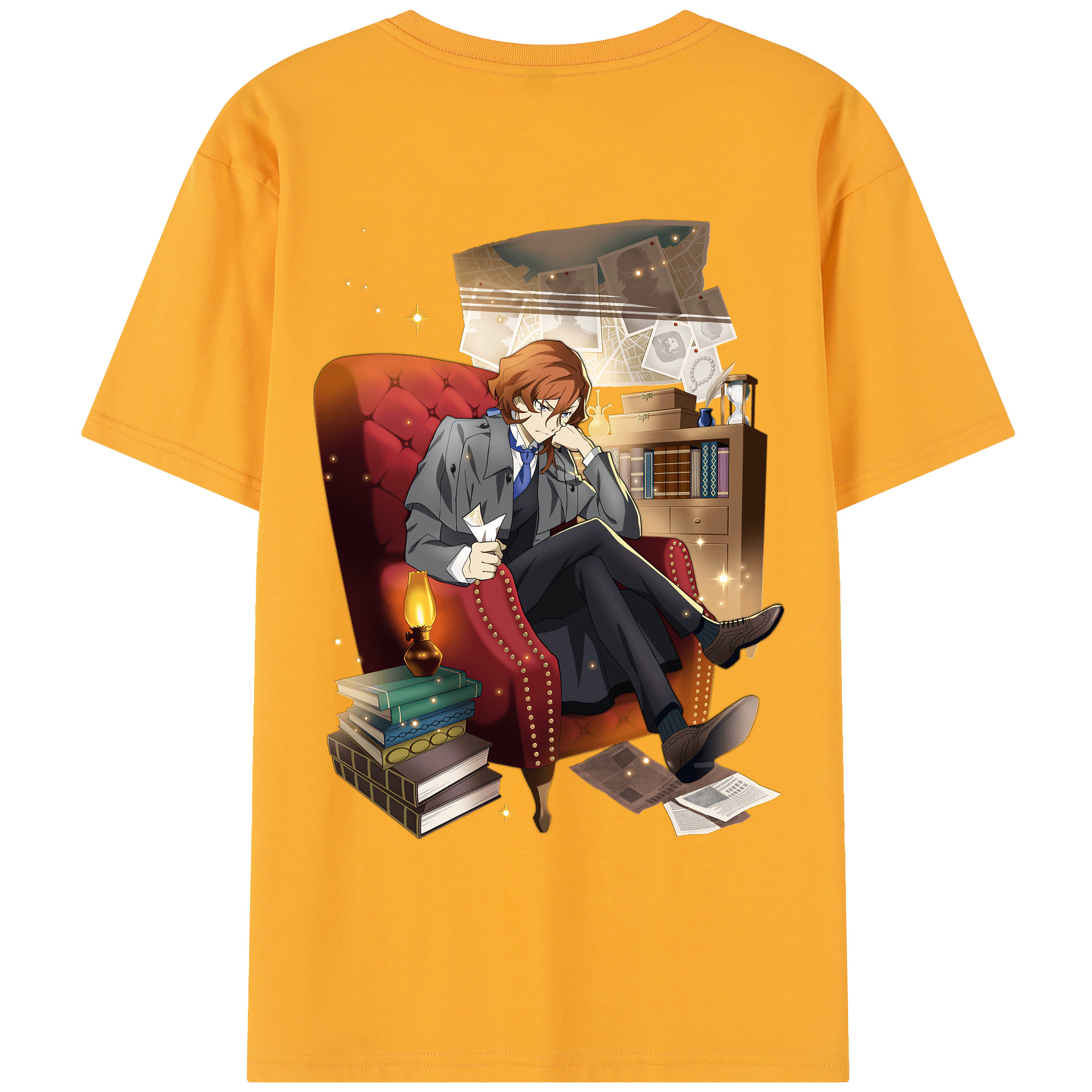 （画像用） 文豪ストレイドッグス Bungo Stray Dogs レディース半袖Tシャツ(バックプリント)