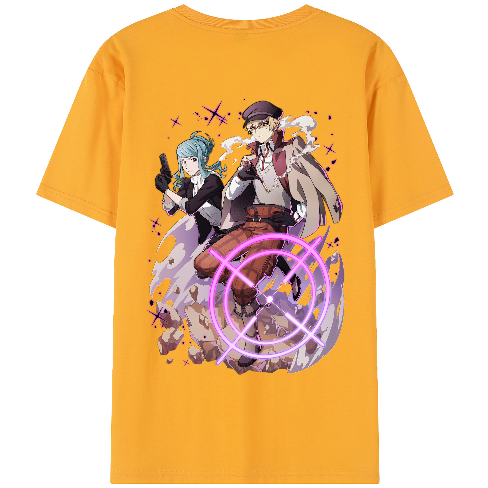 （画像用） 文豪ストレイドッグス Bungo Stray Dogs レディース半袖Tシャツ(バックプリント)