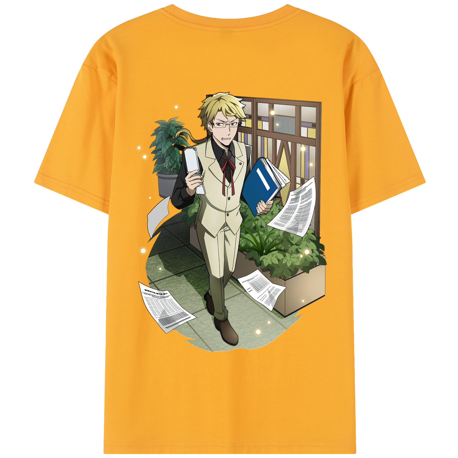 （画像用） 文豪ストレイドッグス Bungo Stray Dogs レディース半袖Tシャツ(バックプリント)