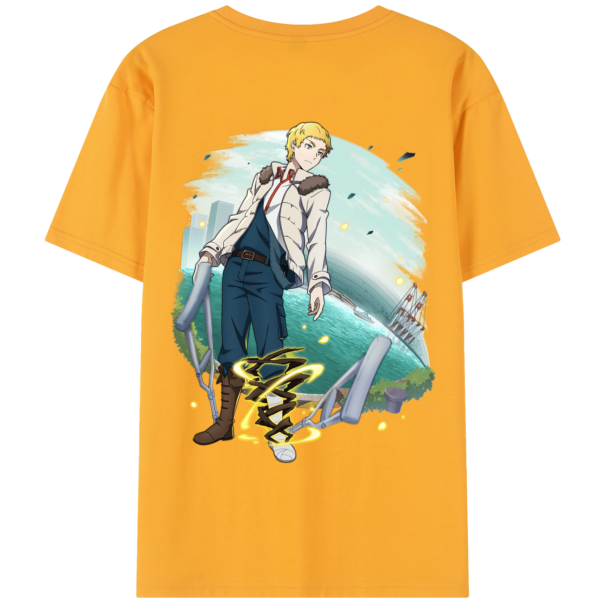 （画像用） 文豪ストレイドッグス Bungo Stray Dogs レディース半袖Tシャツ(バックプリント)