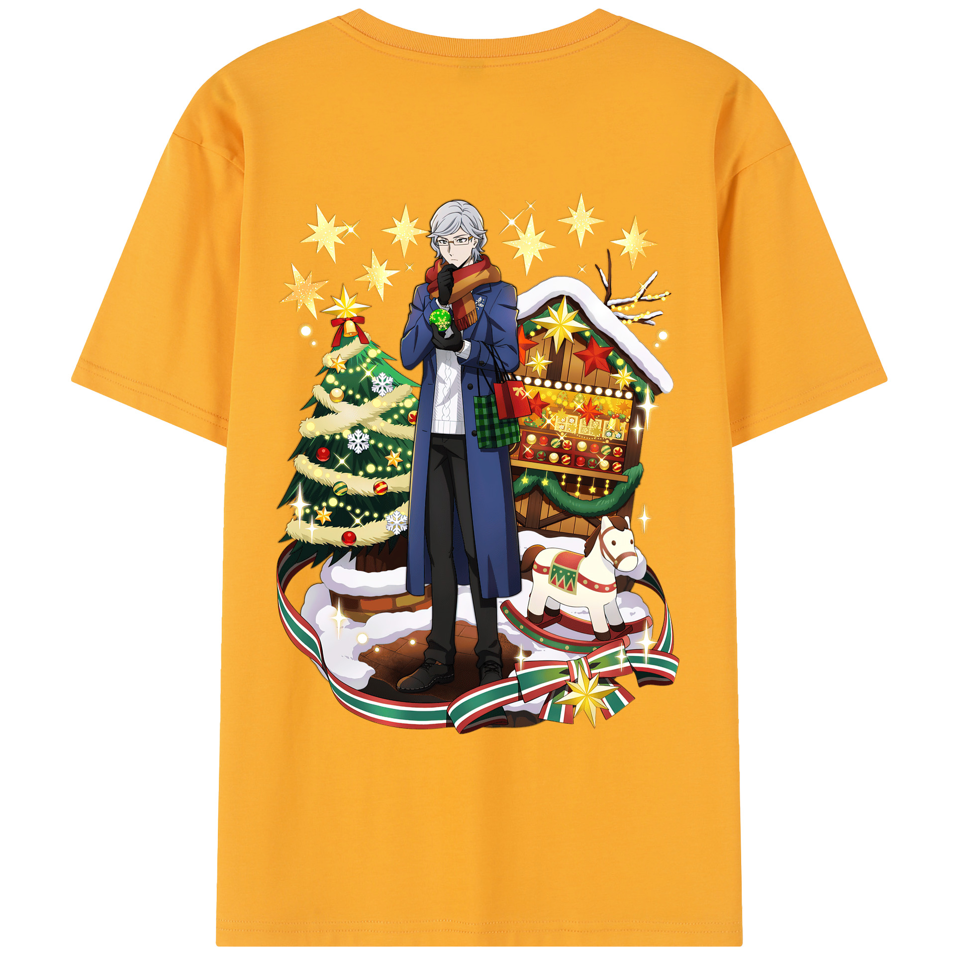 （画像用） 文豪ストレイドッグス Bungo Stray Dogs レディース半袖Tシャツ(バックプリント)