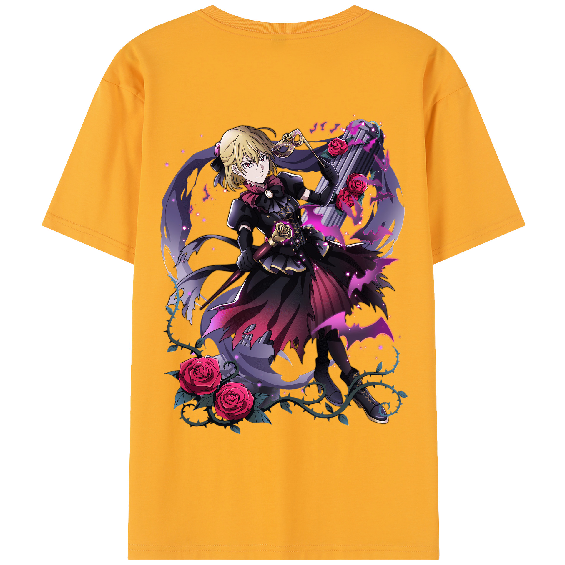 （画像用） 文豪ストレイドッグス Bungo Stray Dogs レディース半袖Tシャツ(バックプリント)