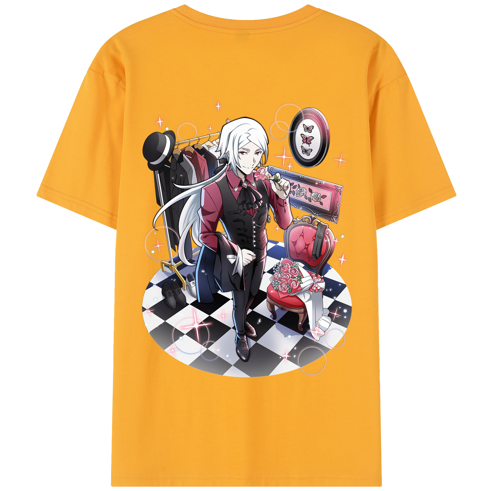 （画像用） 文豪ストレイドッグス Bungo Stray Dogs レディース半袖Tシャツ(バックプリント)
