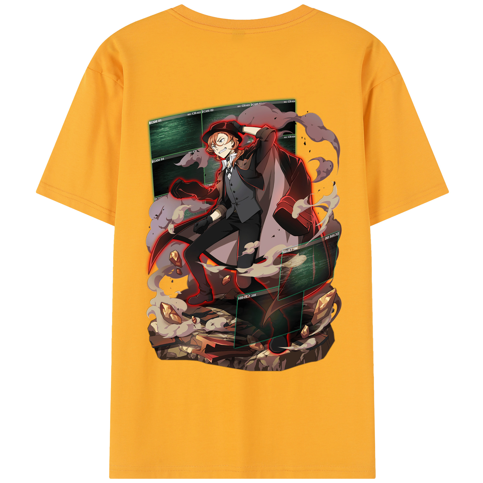 （画像用） 文豪ストレイドッグス Bungo Stray Dogs レディース半袖Tシャツ(バックプリント)