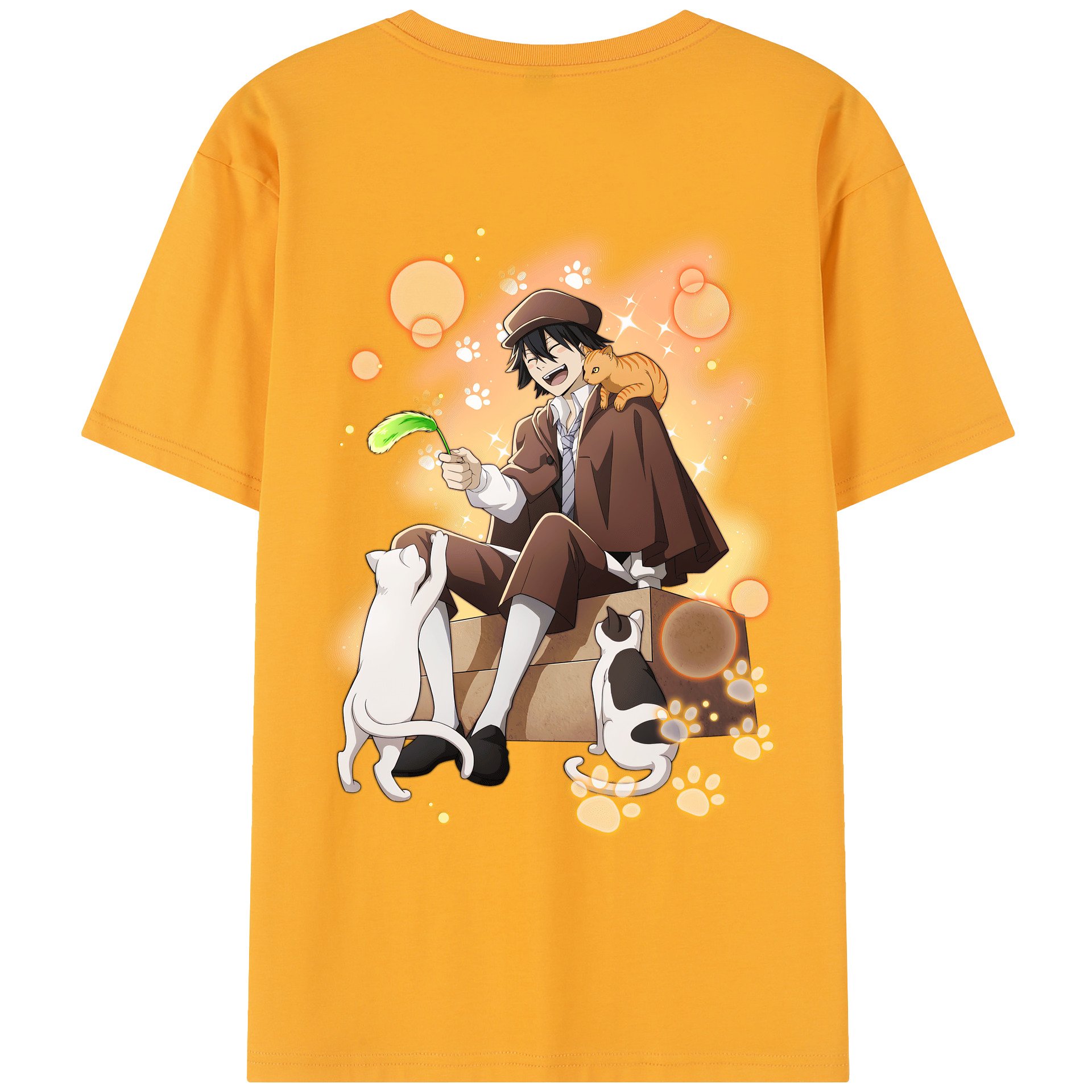 （画像用） 文豪ストレイドッグス Bungo Stray Dogs レディース半袖Tシャツ(バックプリント)