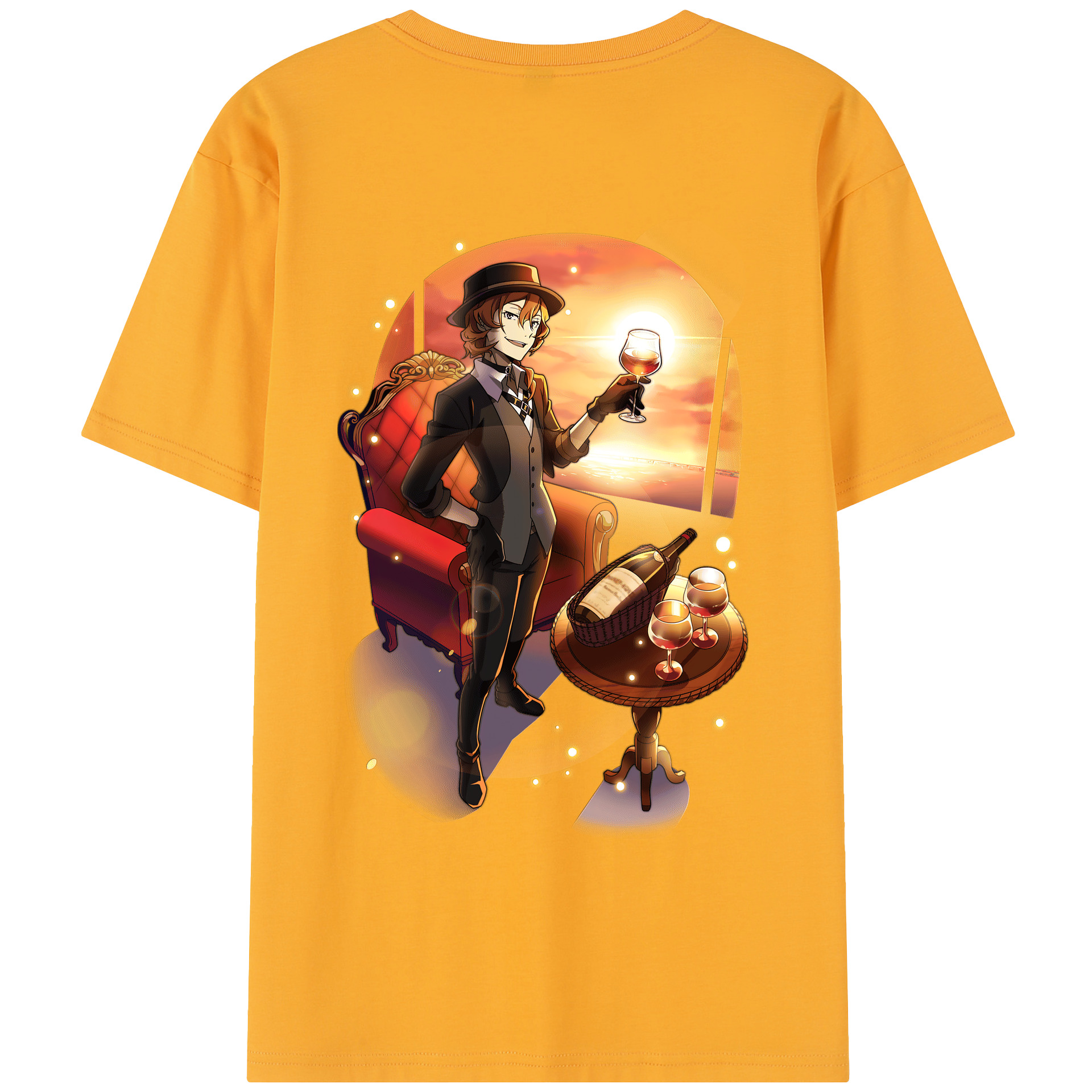 （画像用） 文豪ストレイドッグス Bungo Stray Dogs レディース半袖Tシャツ(バックプリント)