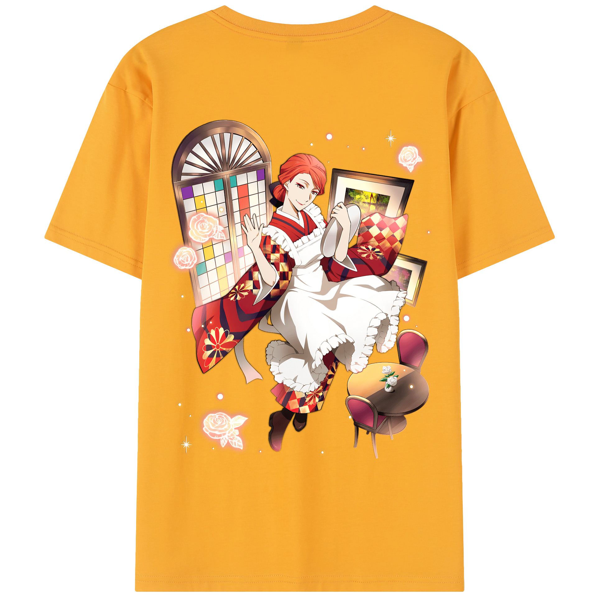 （画像用） 文豪ストレイドッグス Bungo Stray Dogs レディース半袖Tシャツ(バックプリント)