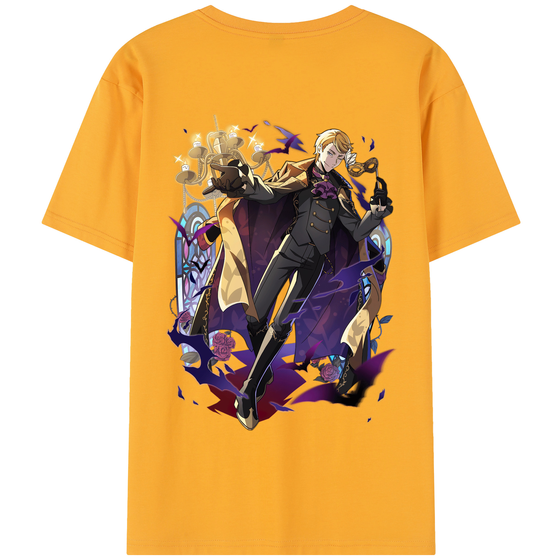 （画像用） 文豪ストレイドッグス Bungo Stray Dogs レディース半袖Tシャツ(バックプリント)