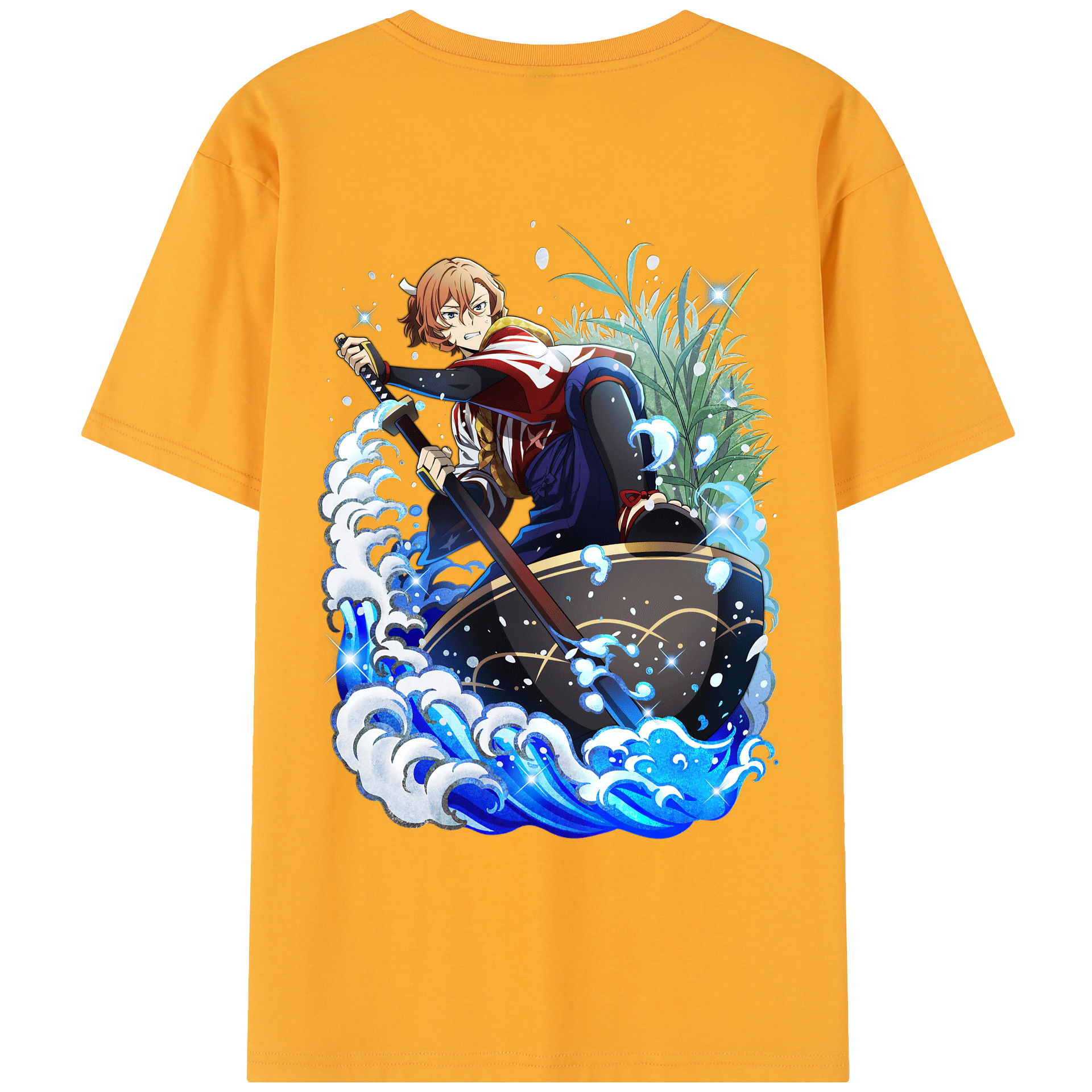 （画像用） 文豪ストレイドッグス Bungo Stray Dogs レディース半袖Tシャツ(バックプリント)