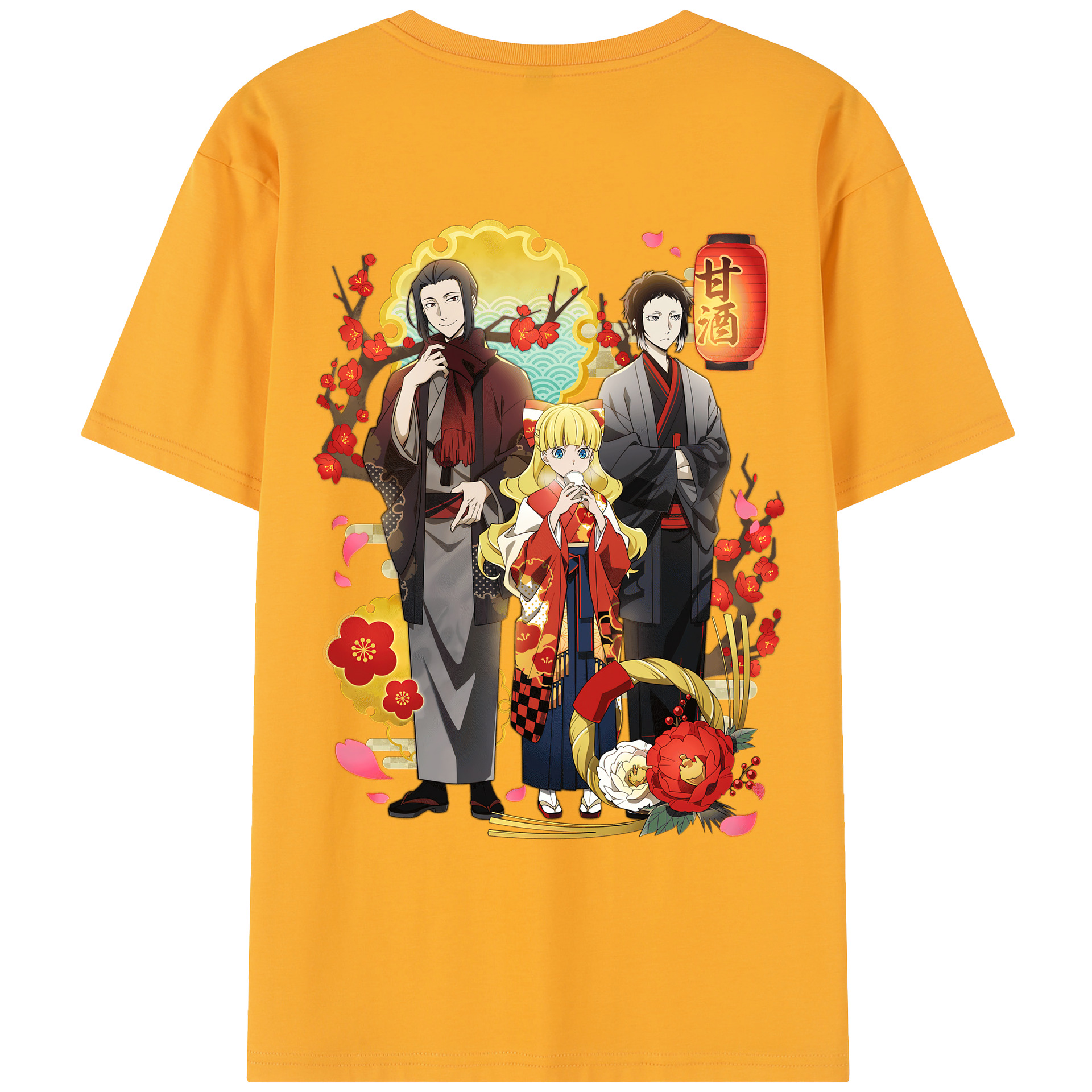 （画像用） 文豪ストレイドッグス Bungo Stray Dogs レディース半袖Tシャツ(バックプリント)