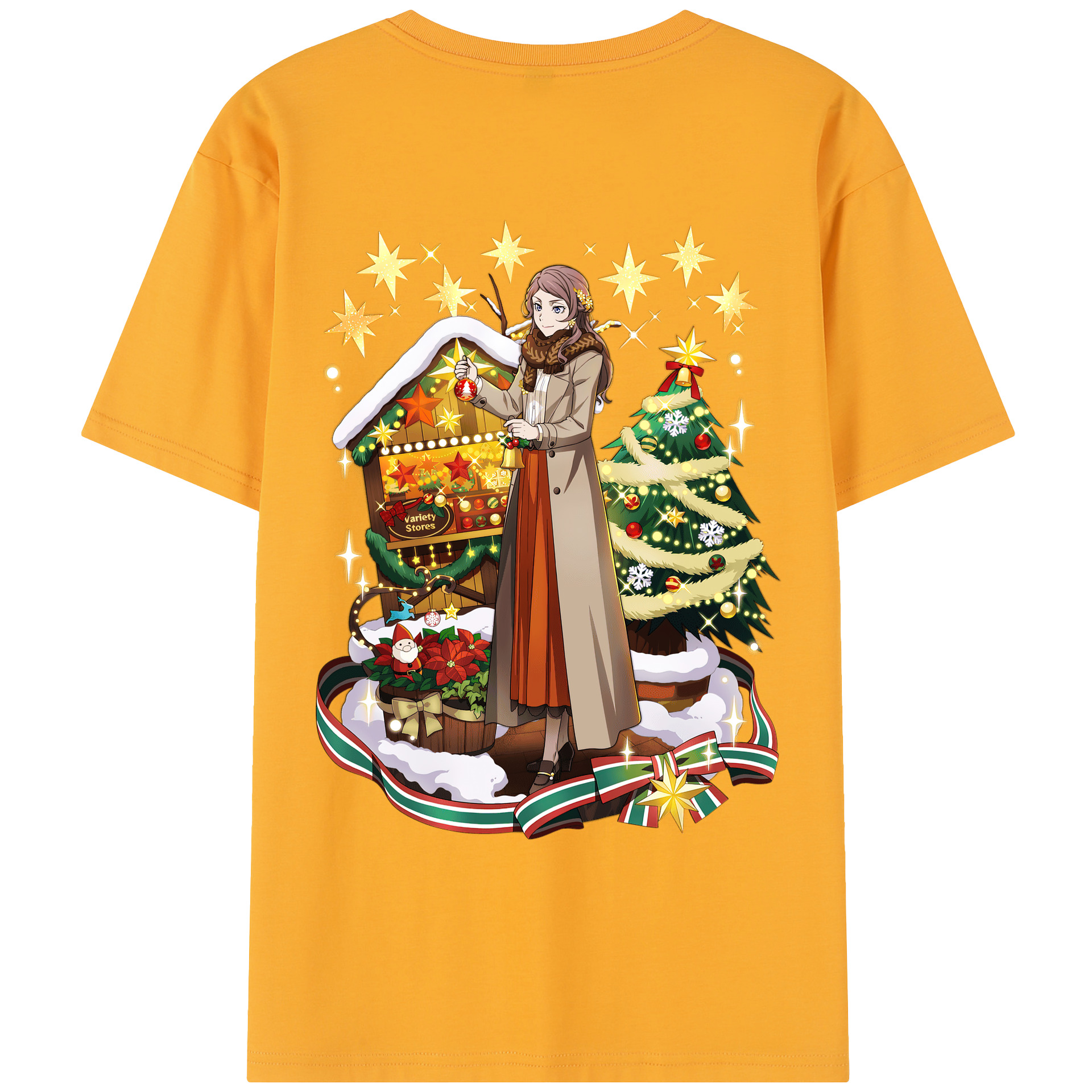 （画像用） 文豪ストレイドッグス Bungo Stray Dogs レディース半袖Tシャツ(バックプリント)