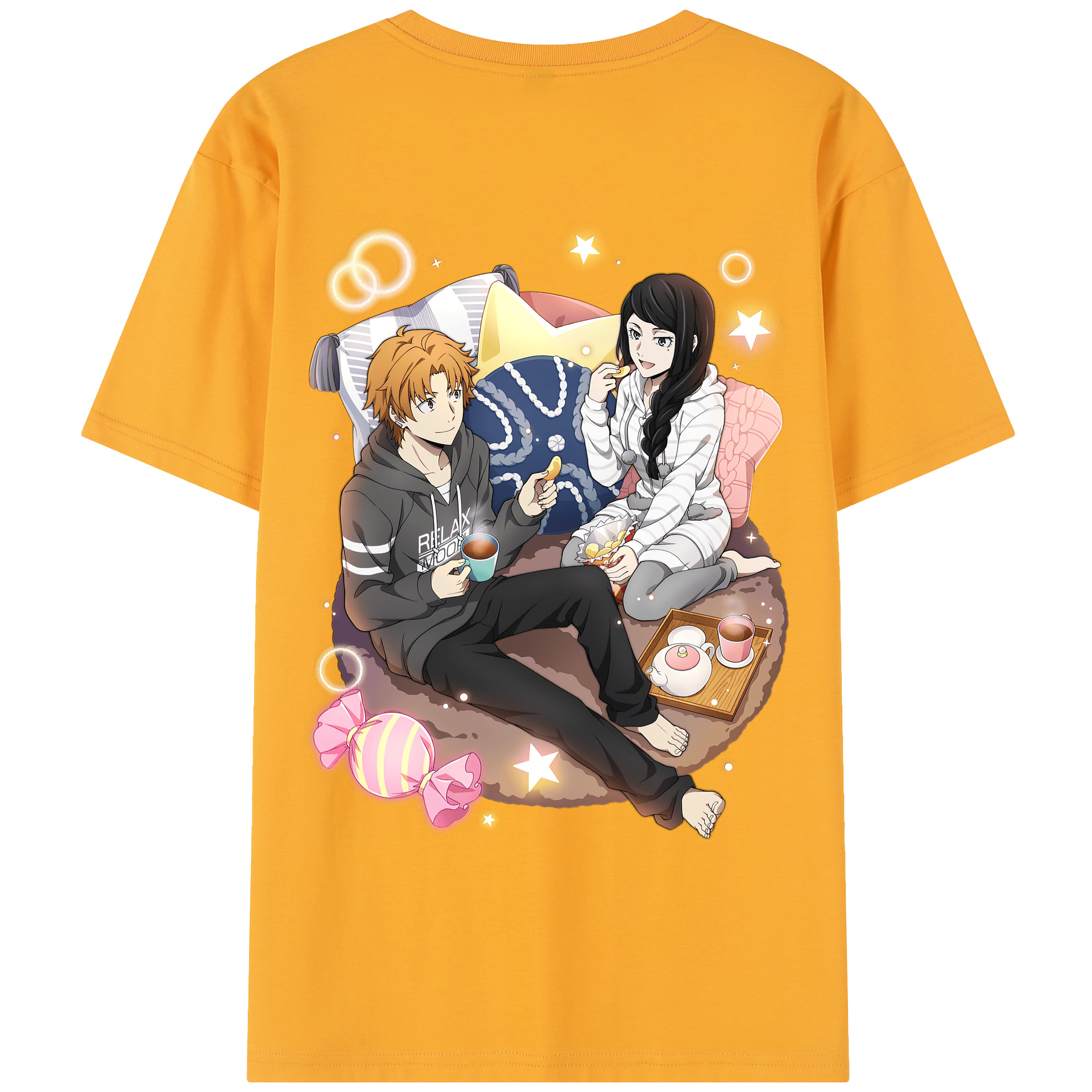 （画像用） 文豪ストレイドッグス Bungo Stray Dogs レディース半袖Tシャツ(バックプリント)