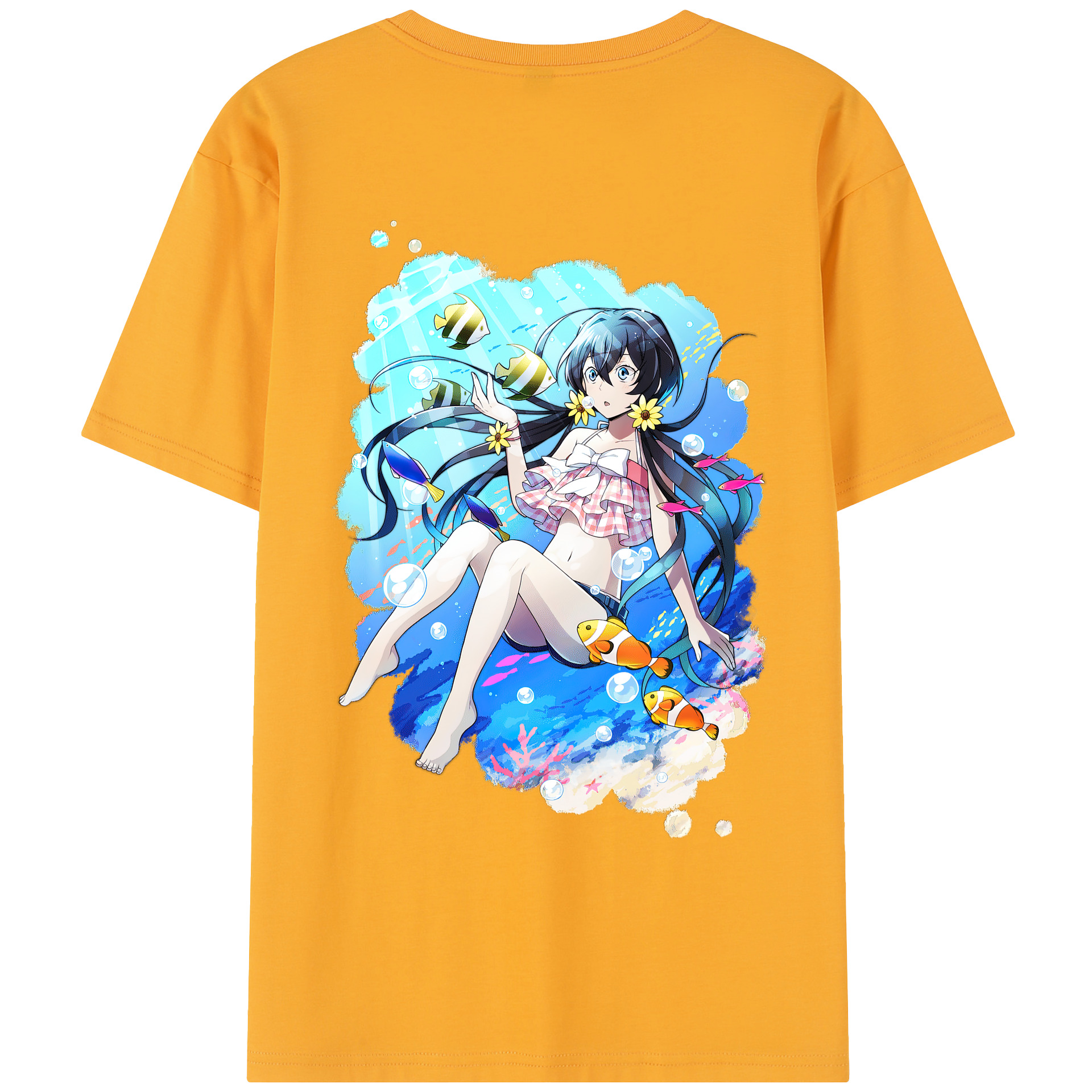 （画像用） 文豪ストレイドッグス Bungo Stray Dogs レディース半袖Tシャツ(バックプリント)