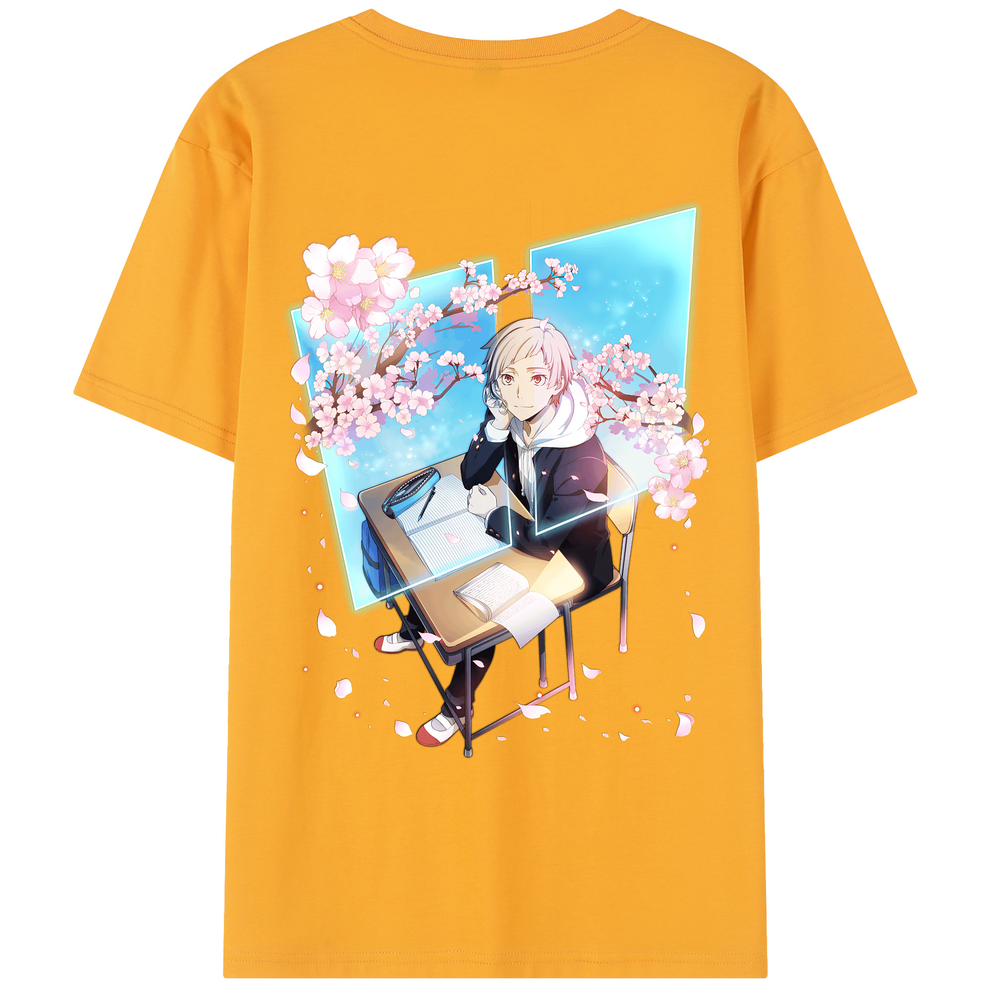（画像用） 文豪ストレイドッグス Bungo Stray Dogs レディース半袖Tシャツ(バックプリント)