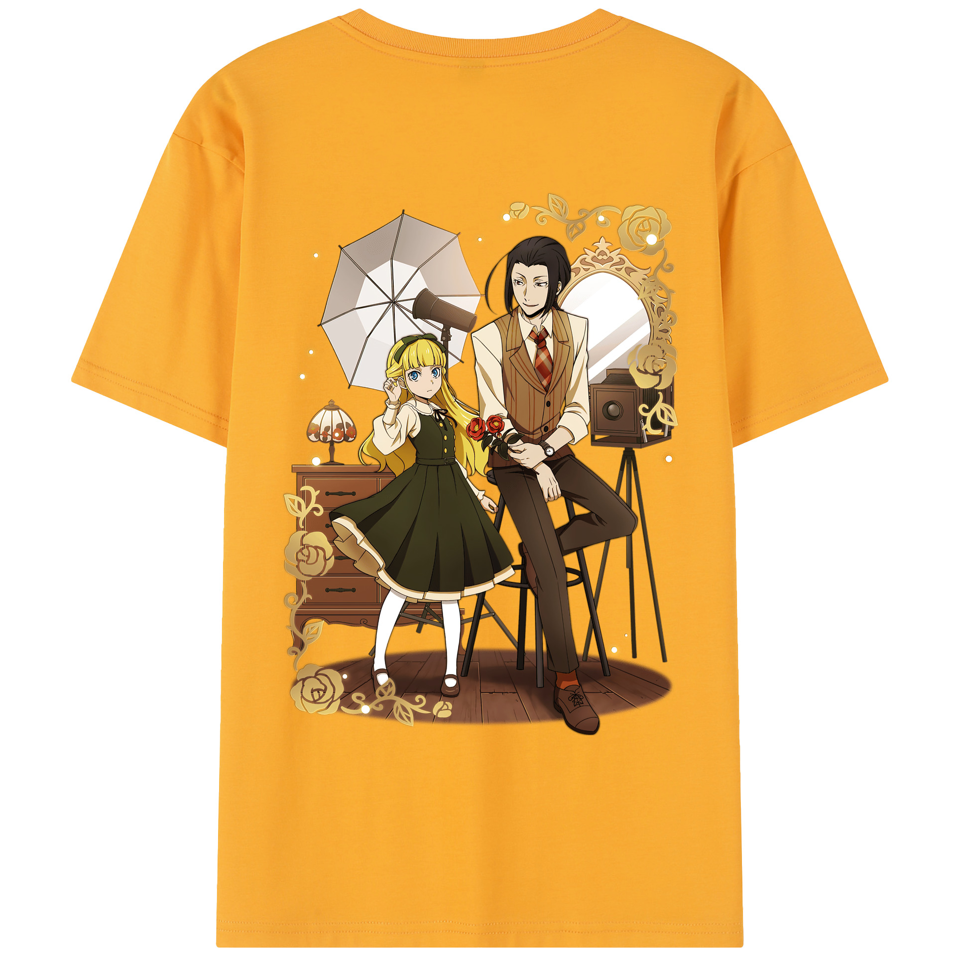 （画像用） 文豪ストレイドッグス Bungo Stray Dogs レディース半袖Tシャツ(バックプリント)