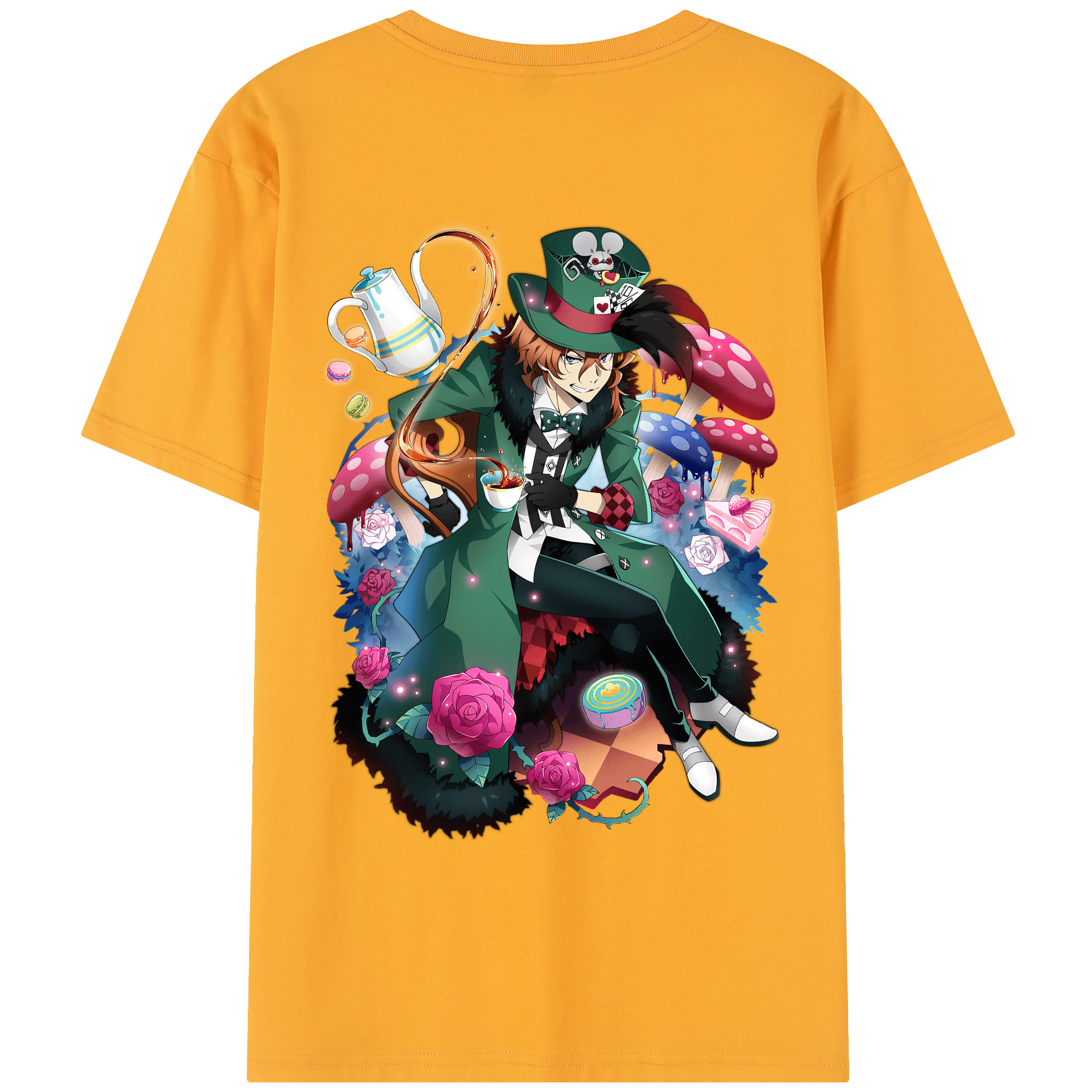 （画像用） 文豪ストレイドッグス Bungo Stray Dogs レディース半袖Tシャツ(バックプリント)