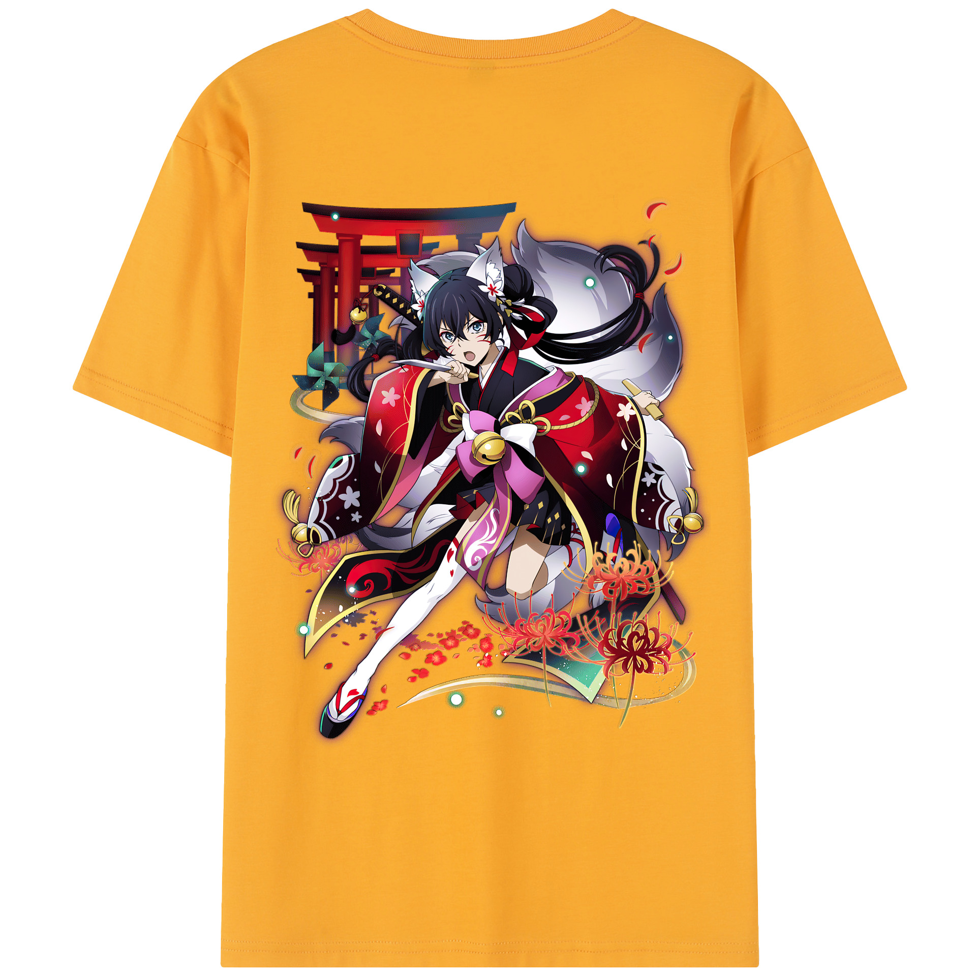 （画像用） 文豪ストレイドッグス Bungo Stray Dogs レディース半袖Tシャツ(バックプリント)