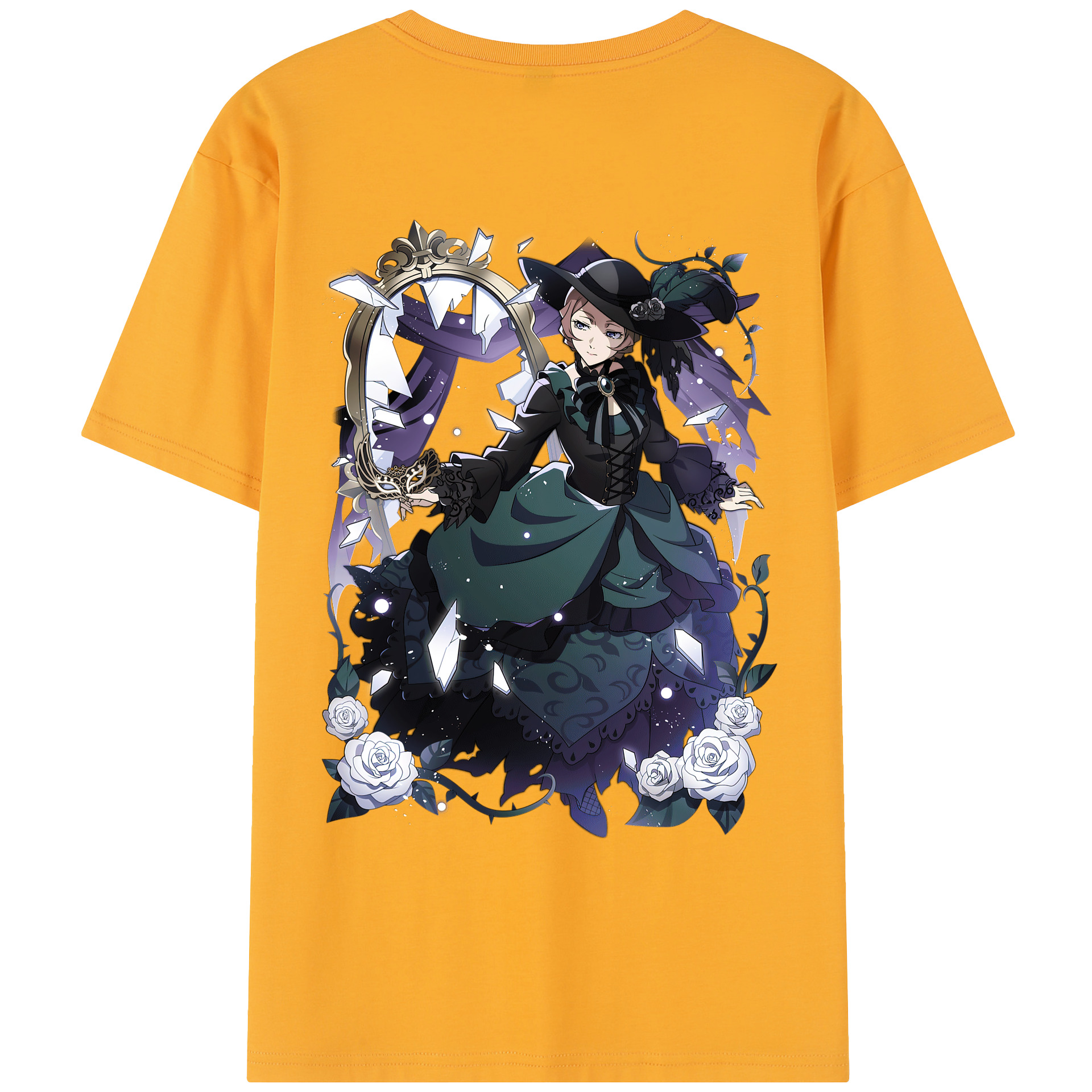 （画像用） 文豪ストレイドッグス Bungo Stray Dogs レディース半袖Tシャツ(バックプリント)