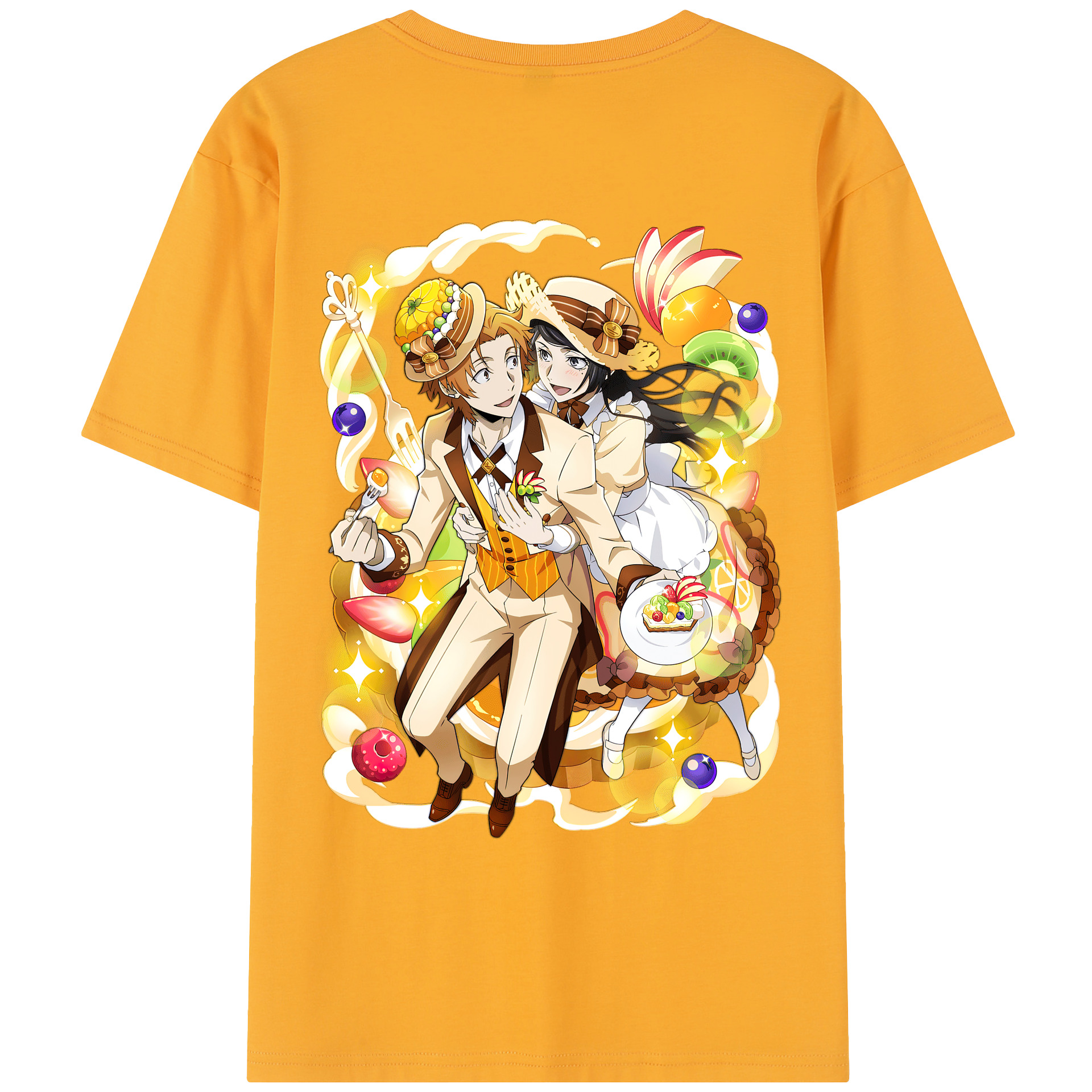 （画像用） 文豪ストレイドッグス Bungo Stray Dogs レディース半袖Tシャツ(バックプリント)