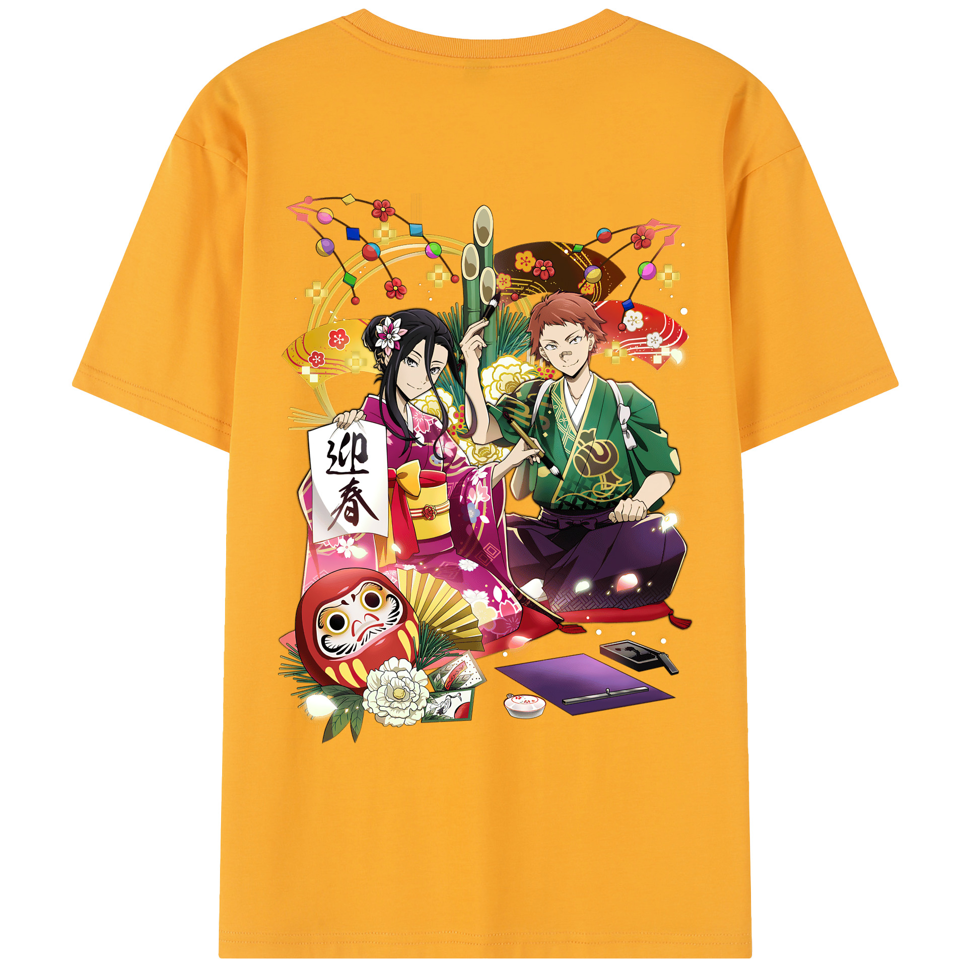 （画像用） 文豪ストレイドッグス Bungo Stray Dogs レディース半袖Tシャツ(バックプリント)