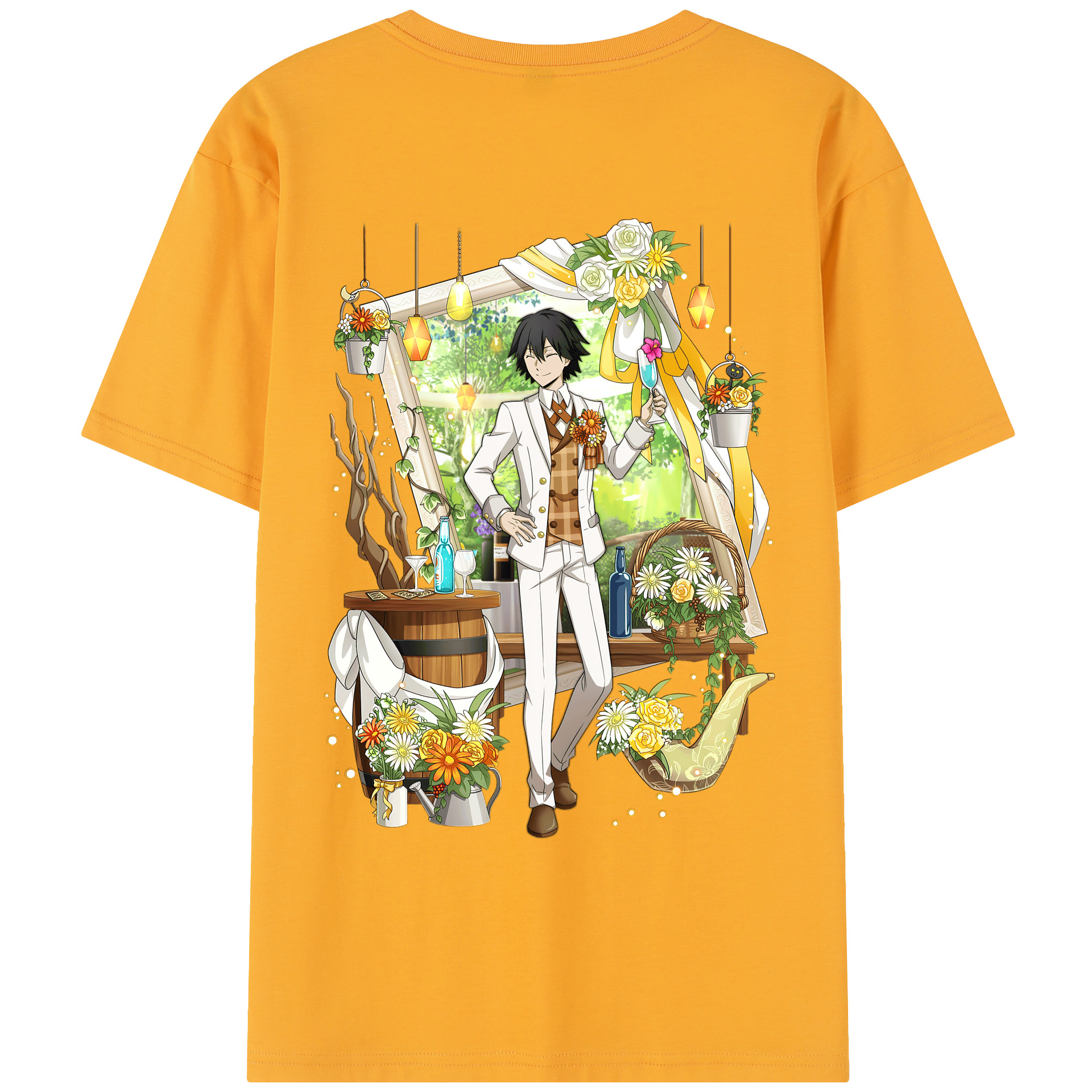 （画像用） 文豪ストレイドッグス Bungo Stray Dogs レディース半袖Tシャツ(バックプリント)
