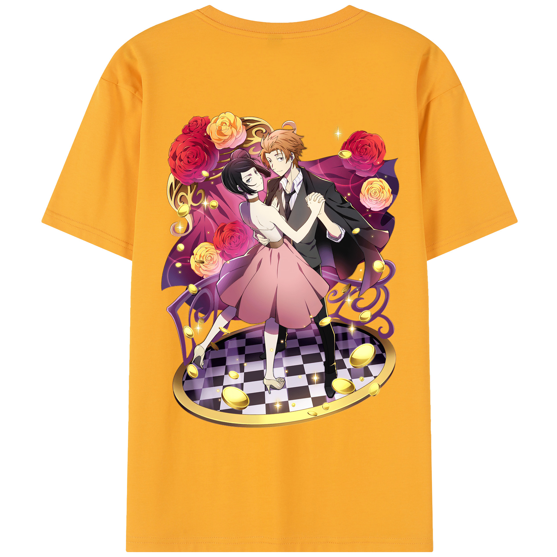 （画像用） 文豪ストレイドッグス Bungo Stray Dogs レディース半袖Tシャツ(バックプリント)