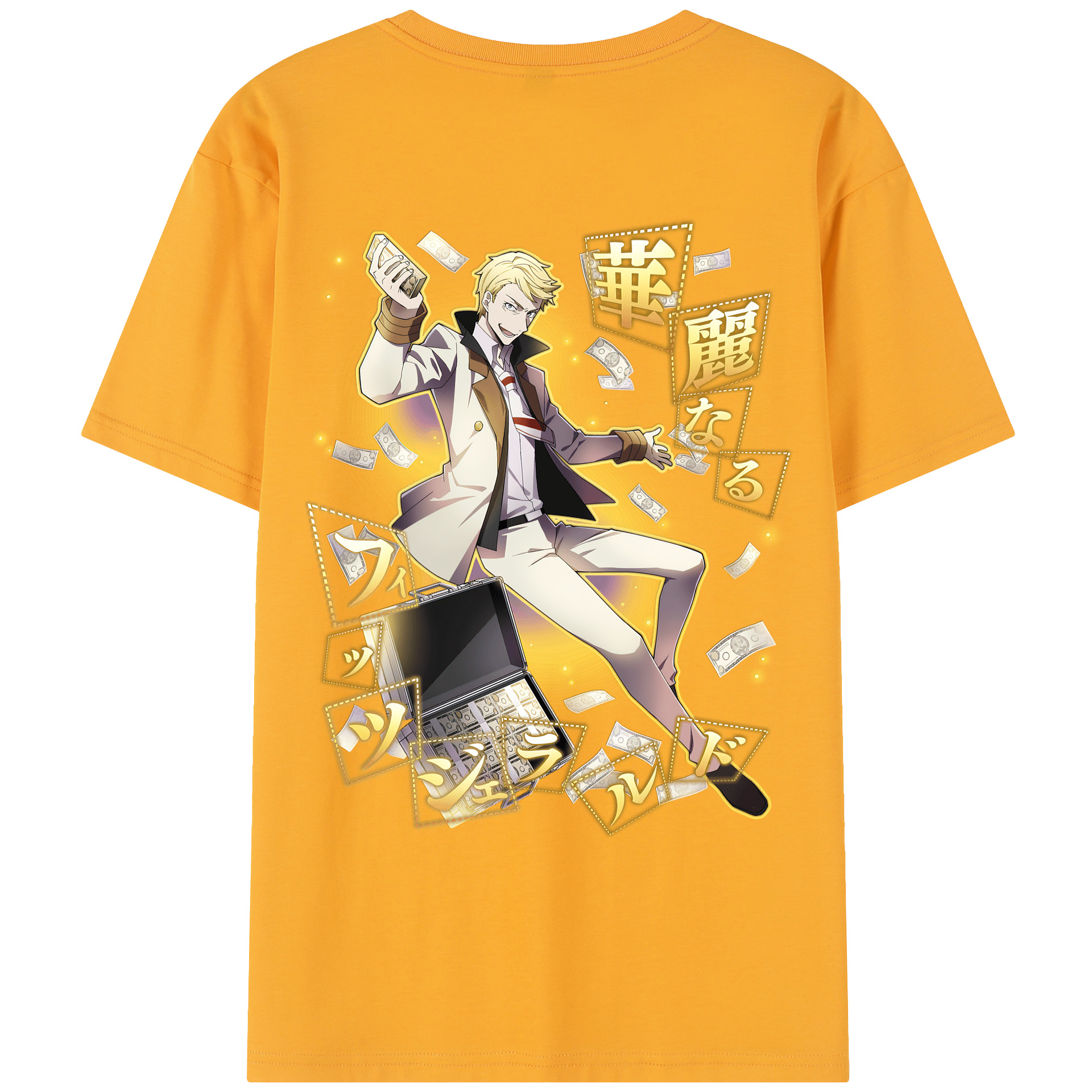 （画像用） 文豪ストレイドッグス Bungo Stray Dogs レディース半袖Tシャツ(バックプリント)