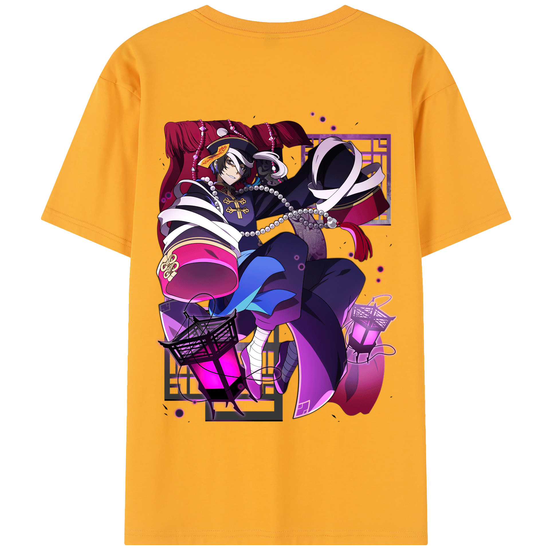 （画像用） 文豪ストレイドッグス Bungo Stray Dogs レディース半袖Tシャツ(バックプリント)