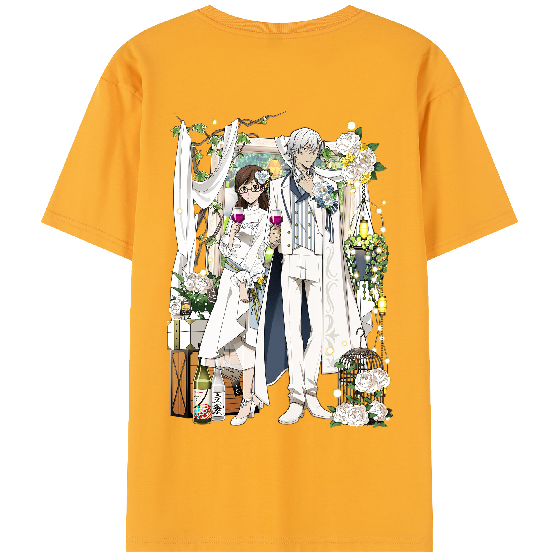 （画像用） 文豪ストレイドッグス Bungo Stray Dogs レディース半袖Tシャツ(バックプリント)