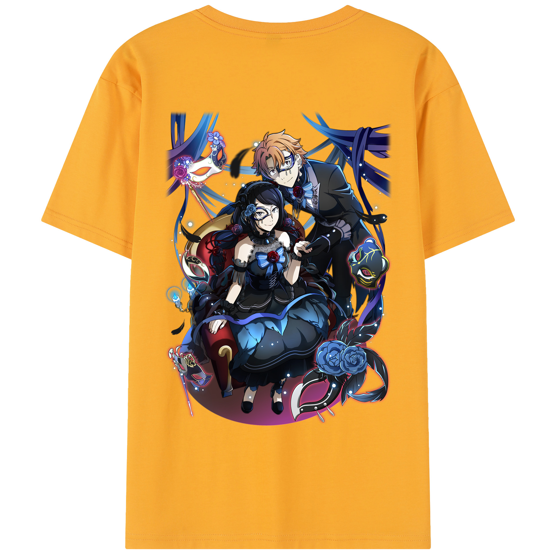 （画像用） 文豪ストレイドッグス Bungo Stray Dogs レディース半袖Tシャツ(バックプリント)