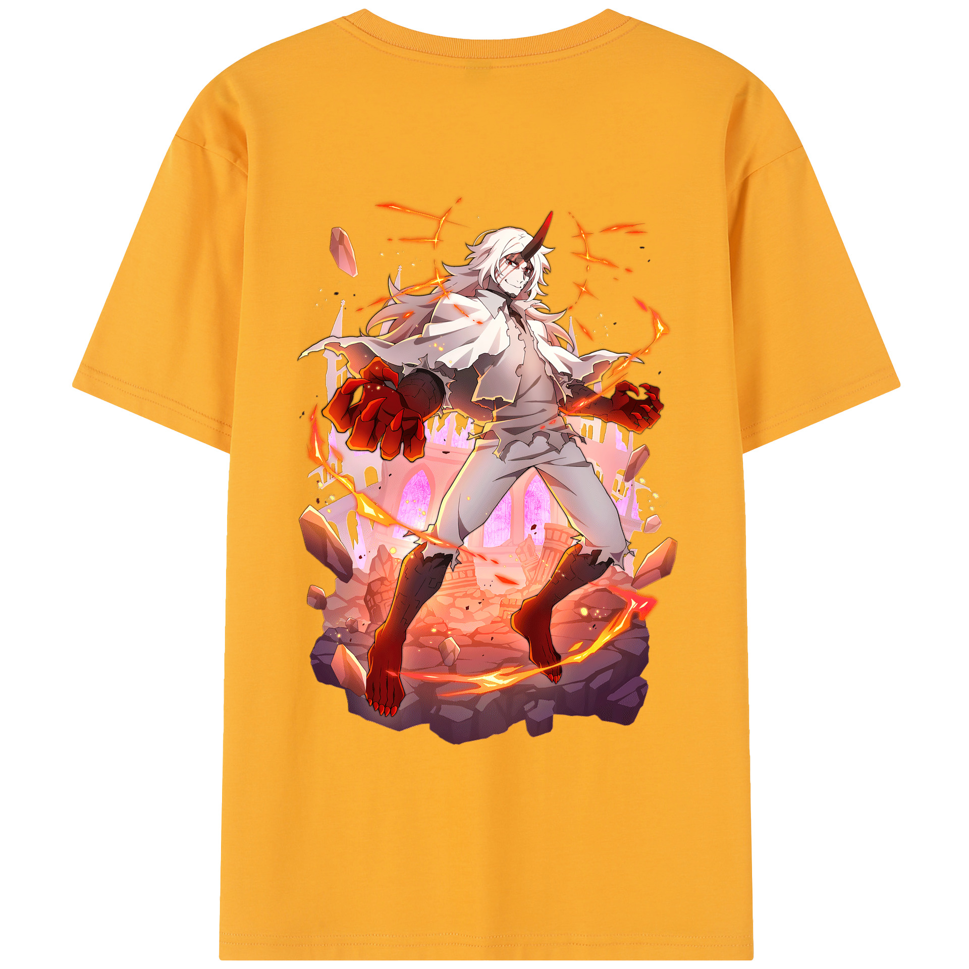 （画像用） 文豪ストレイドッグス Bungo Stray Dogs レディース半袖Tシャツ(バックプリント)