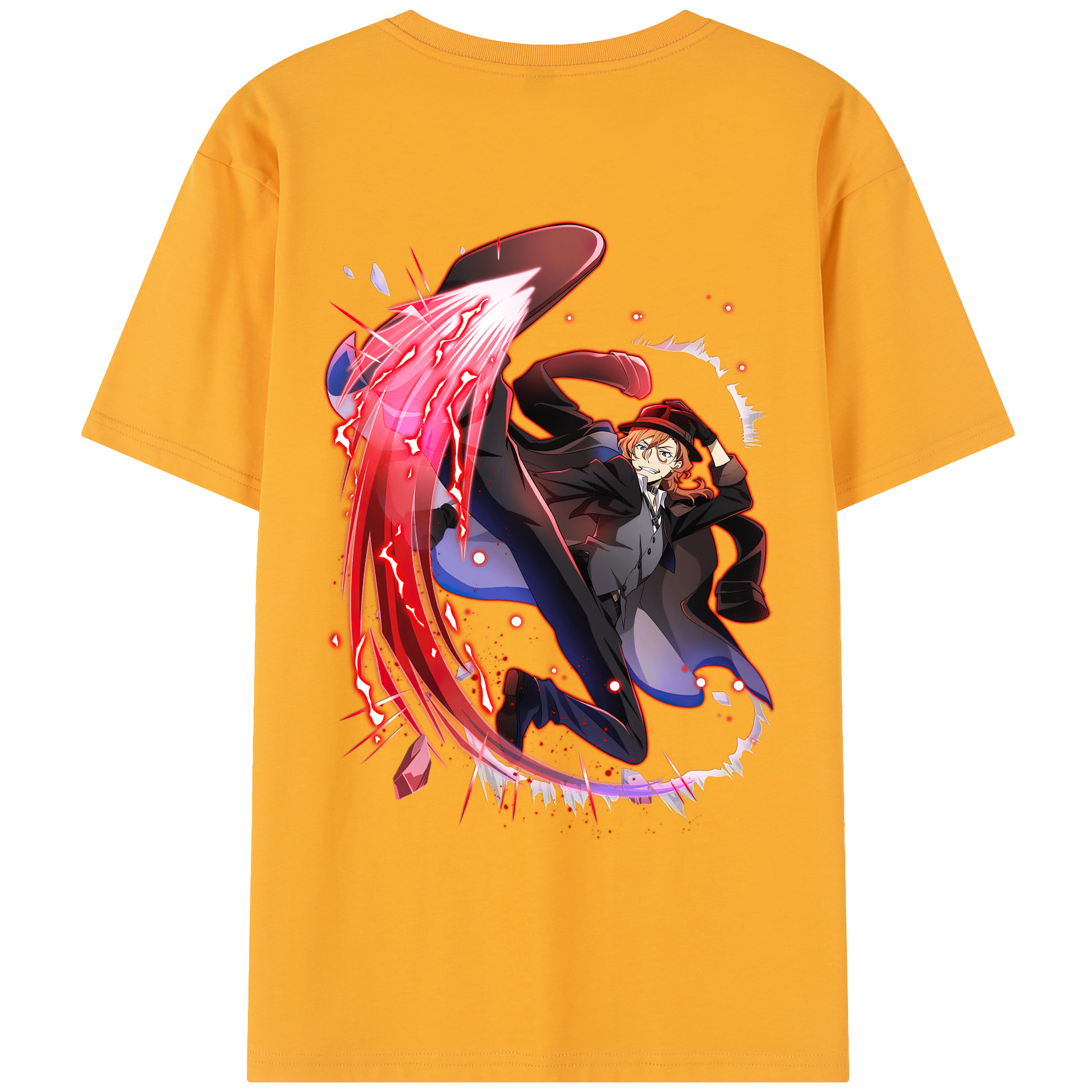 （画像用） 文豪ストレイドッグス Bungo Stray Dogs レディース半袖Tシャツ(バックプリント)