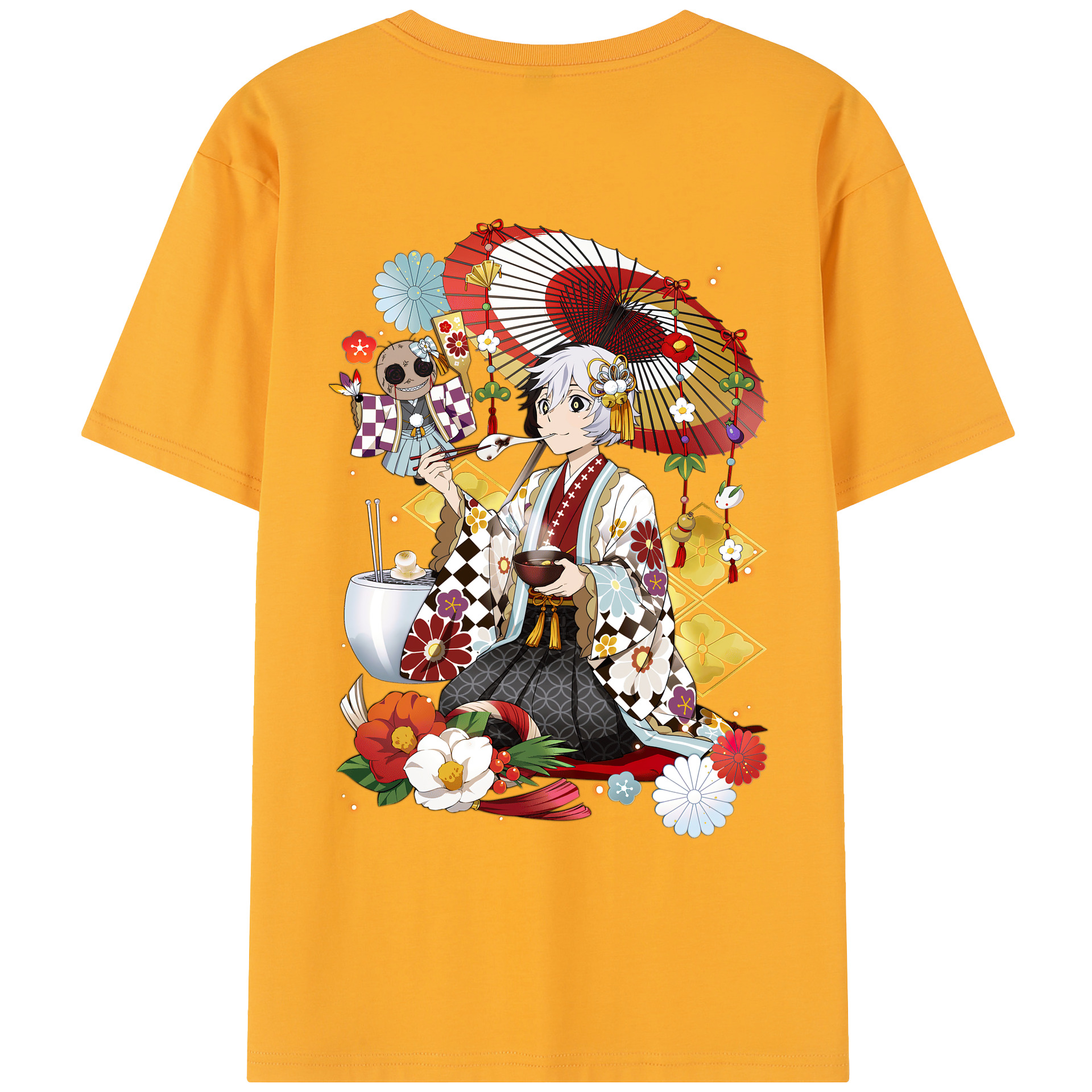 （画像用） 文豪ストレイドッグス Bungo Stray Dogs レディース半袖Tシャツ(バックプリント)