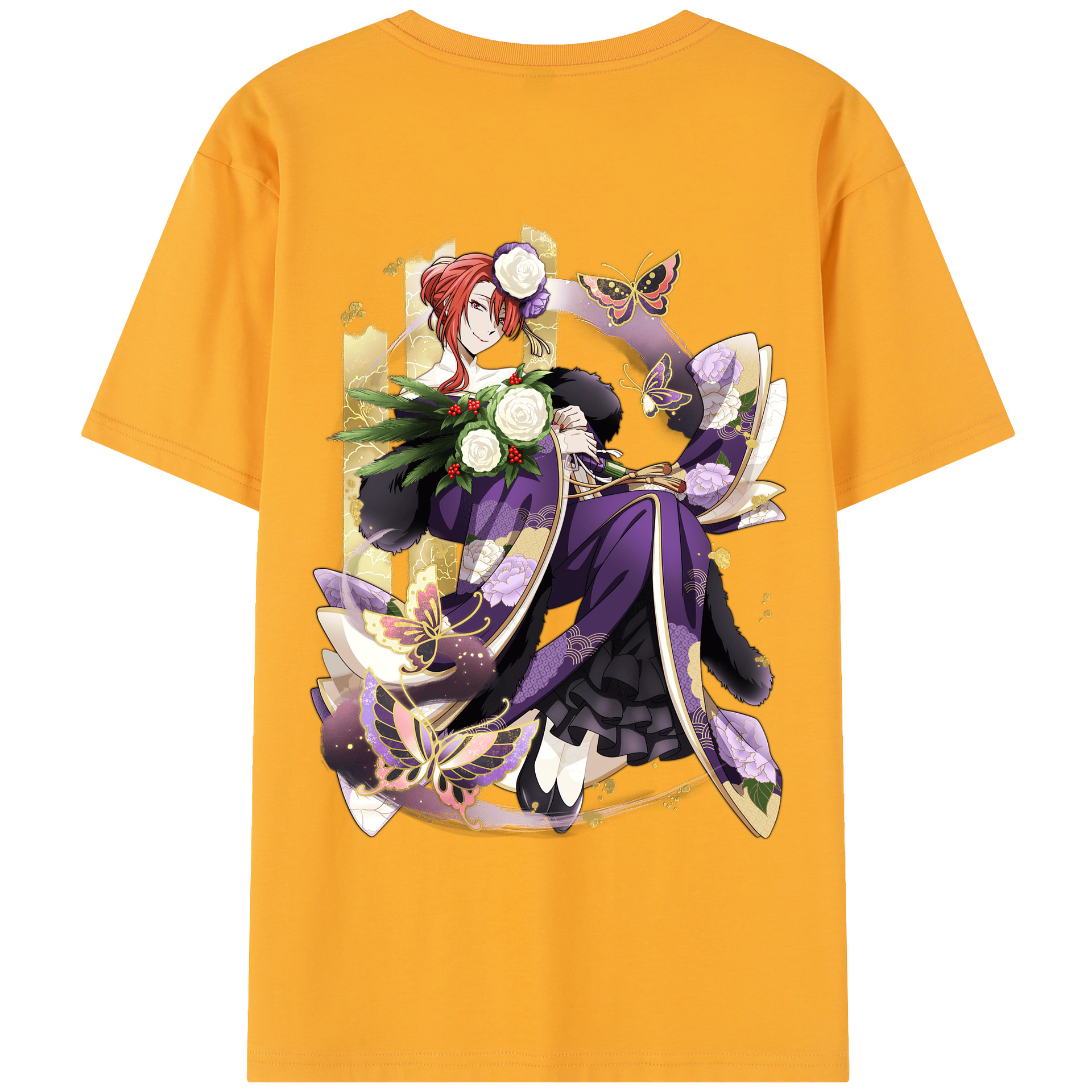 （画像用） 文豪ストレイドッグス Bungo Stray Dogs レディース半袖Tシャツ(バックプリント)