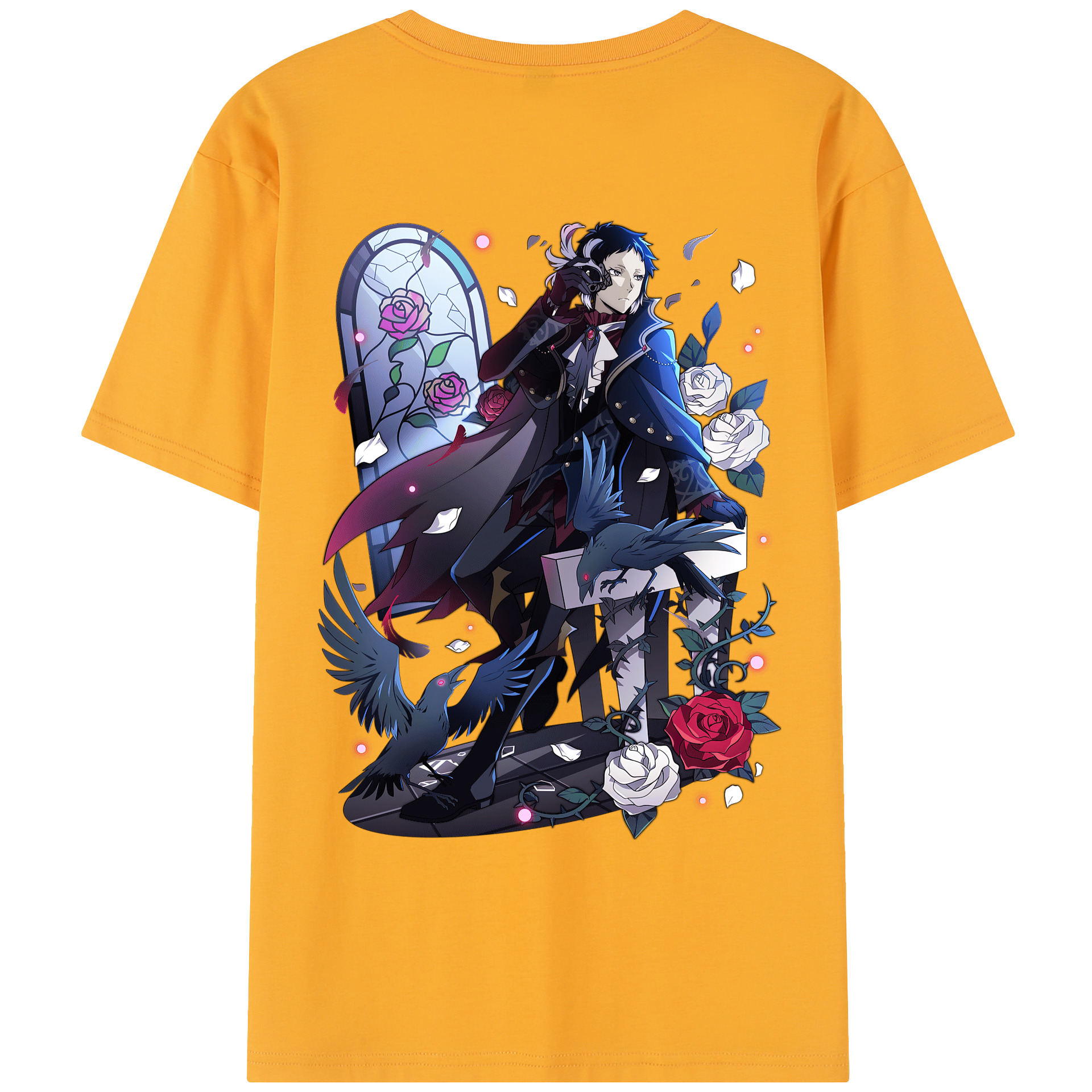 （画像用） 文豪ストレイドッグス Bungo Stray Dogs レディース半袖Tシャツ(バックプリント)