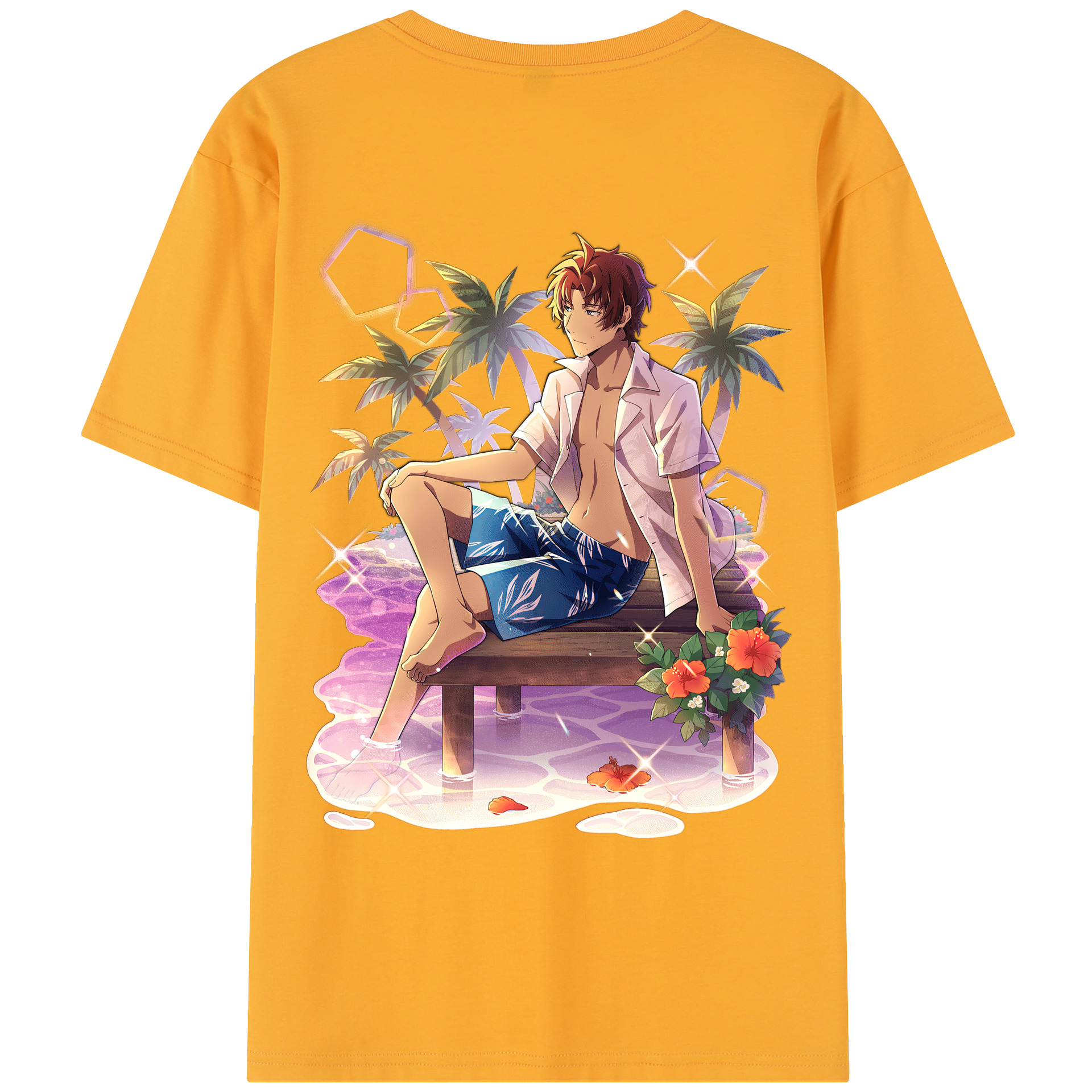 （画像用） 文豪ストレイドッグス Bungo Stray Dogs レディース半袖Tシャツ(バックプリント)