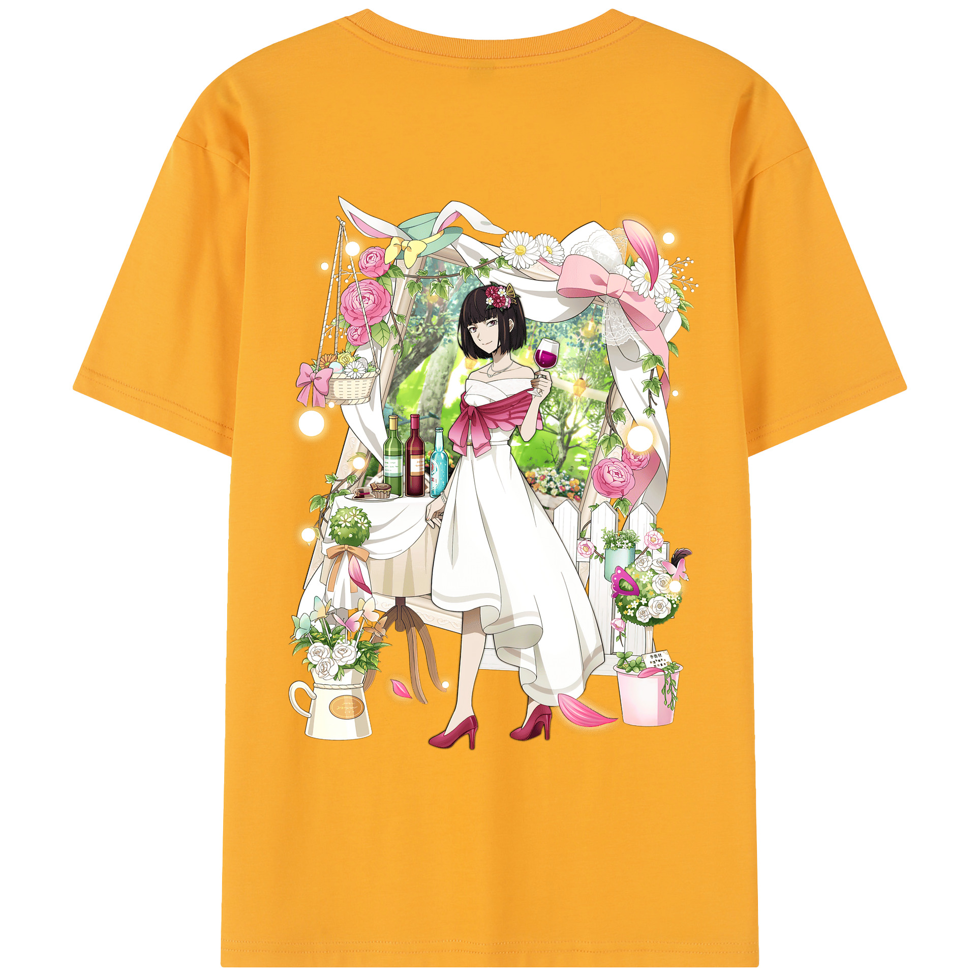 （画像用） 文豪ストレイドッグス Bungo Stray Dogs レディース半袖Tシャツ(バックプリント)