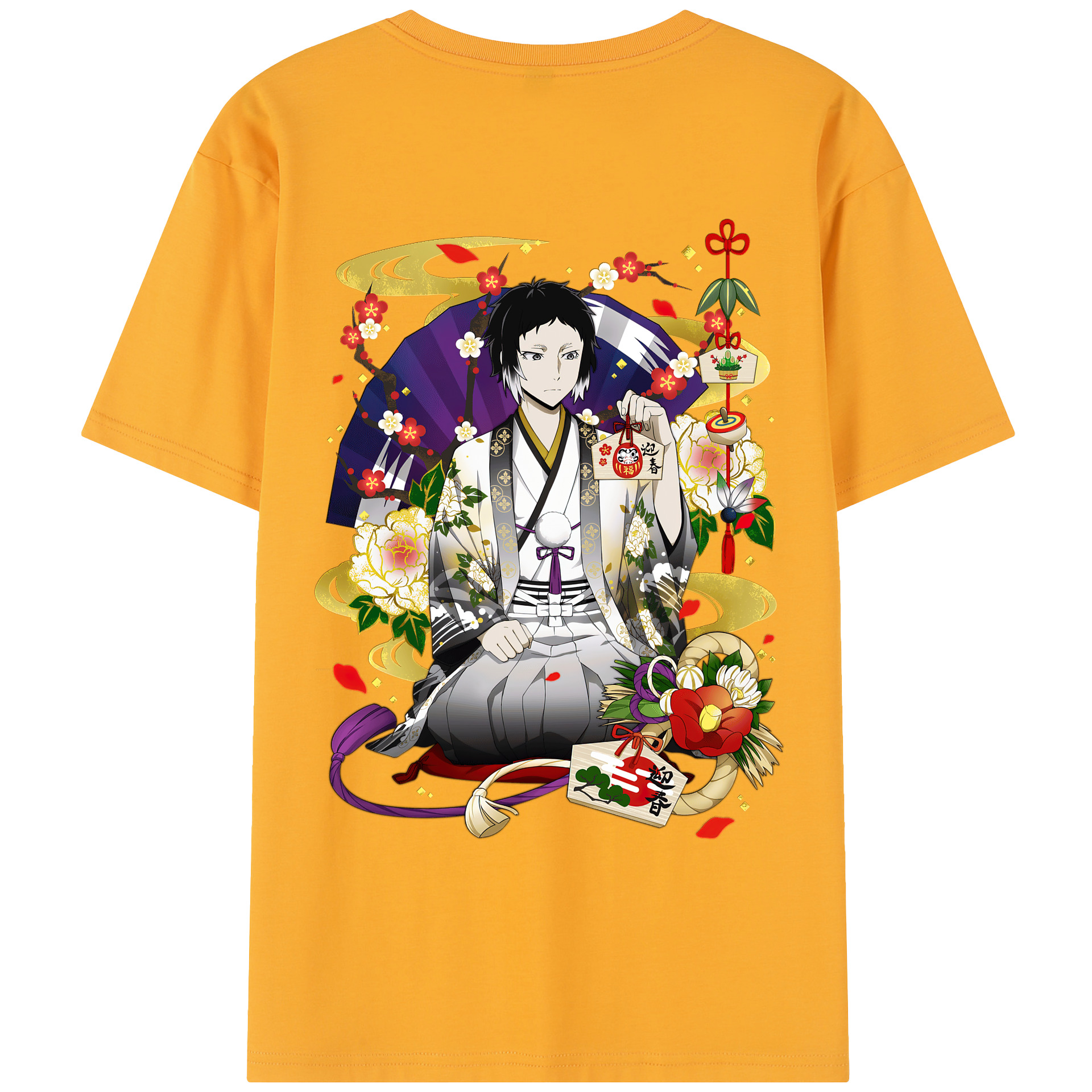 （画像用） 文豪ストレイドッグス Bungo Stray Dogs レディース半袖Tシャツ(バックプリント)