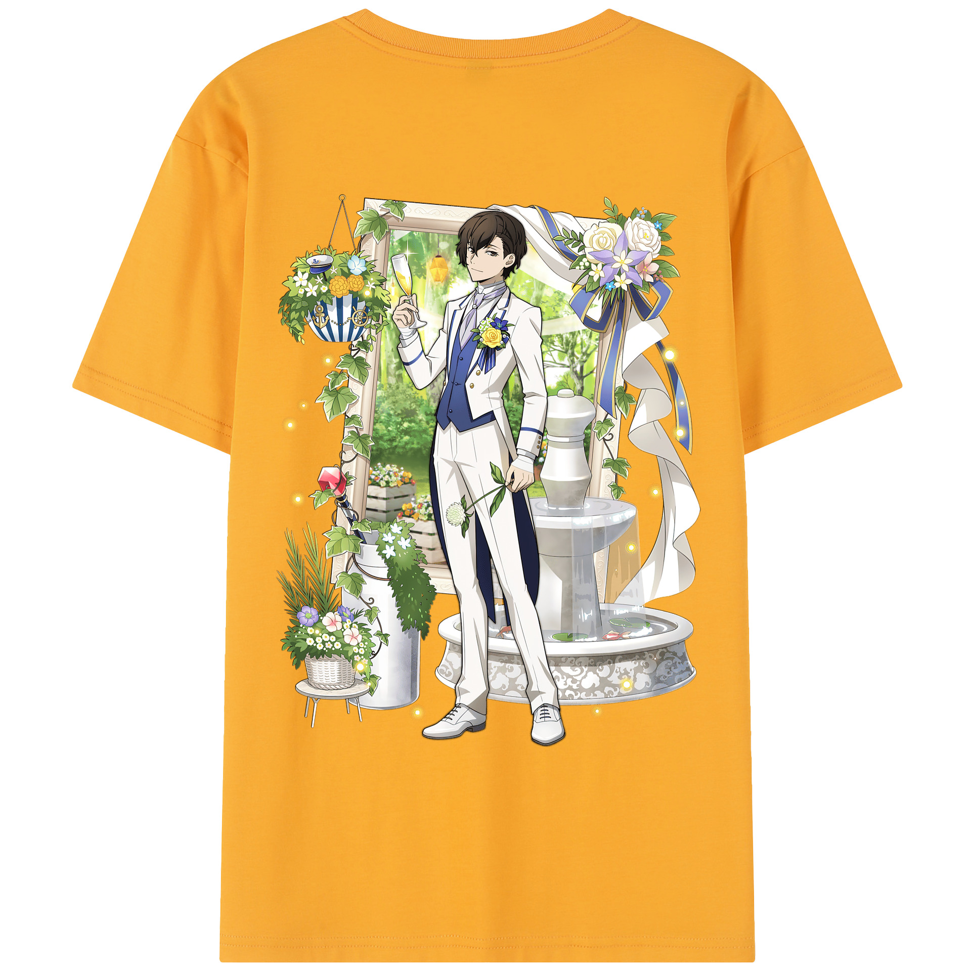 （画像用） 文豪ストレイドッグス Bungo Stray Dogs レディース半袖Tシャツ(バックプリント)
